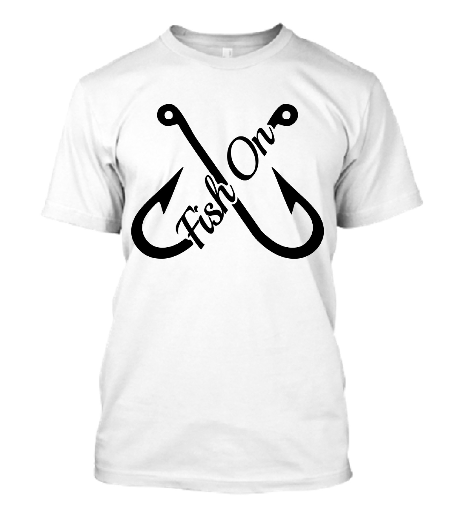 Fish On Hook Crossing T-Shirt