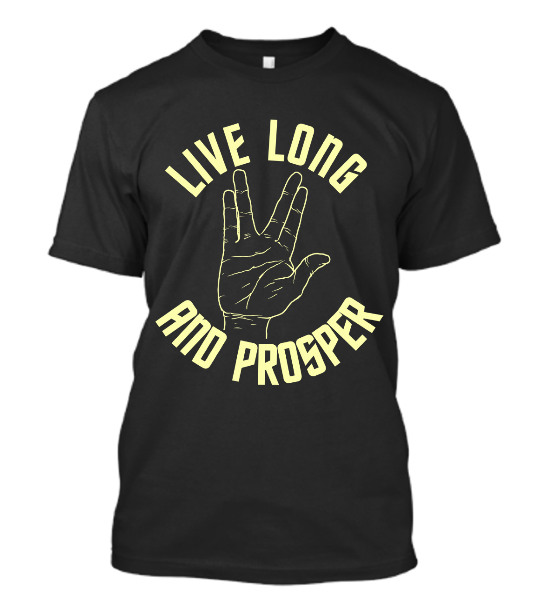 Live Long And Prosper Hand Gesture Star Trek 12 T-Shirt