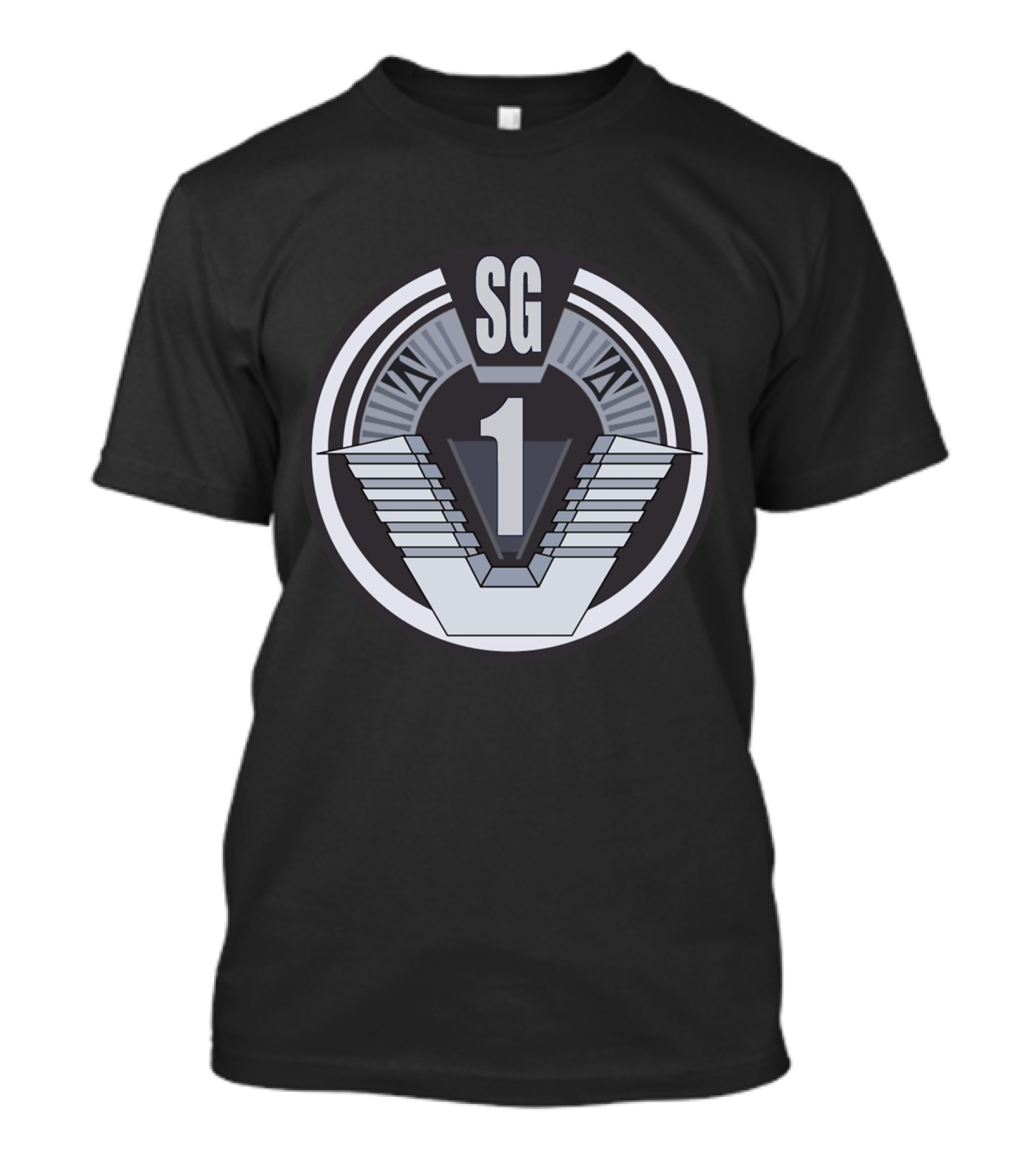 SG1 Roman Numerals Badge T-Shirt