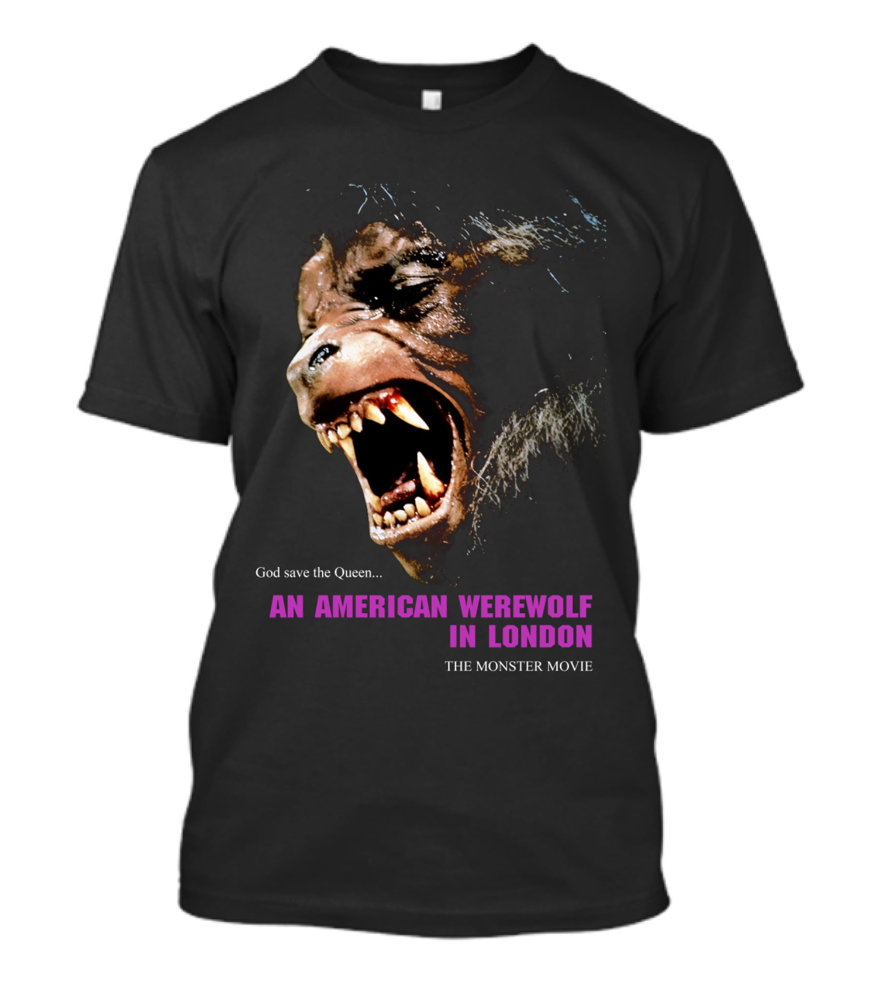 God Save The Queen An American Werewolf In London The Monster Movie T-Shirt