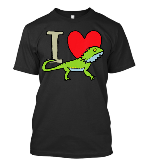 I Love Bearded Dragons T-Shirt