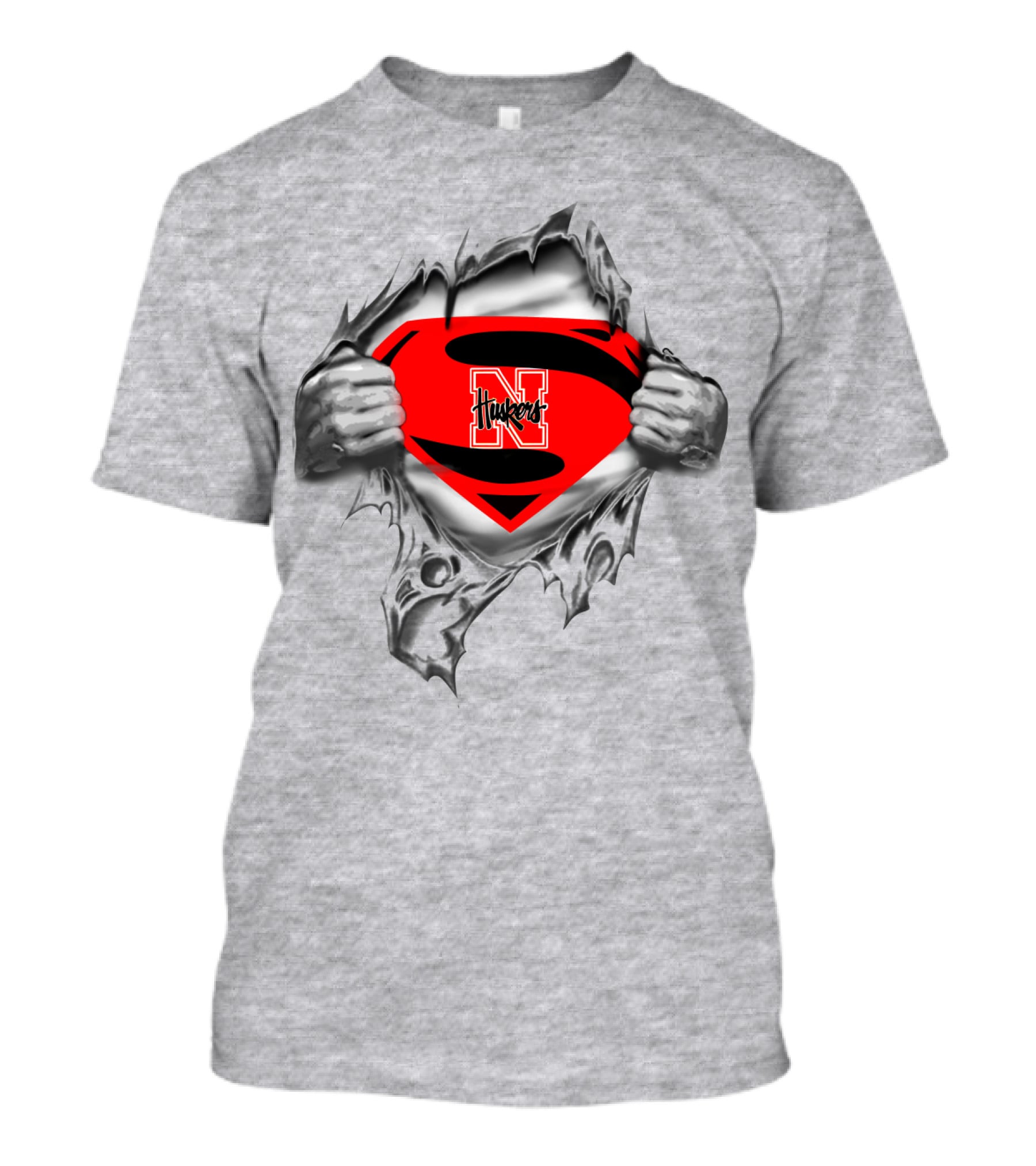 Huskers Superman N Logo Burst T-Shirt