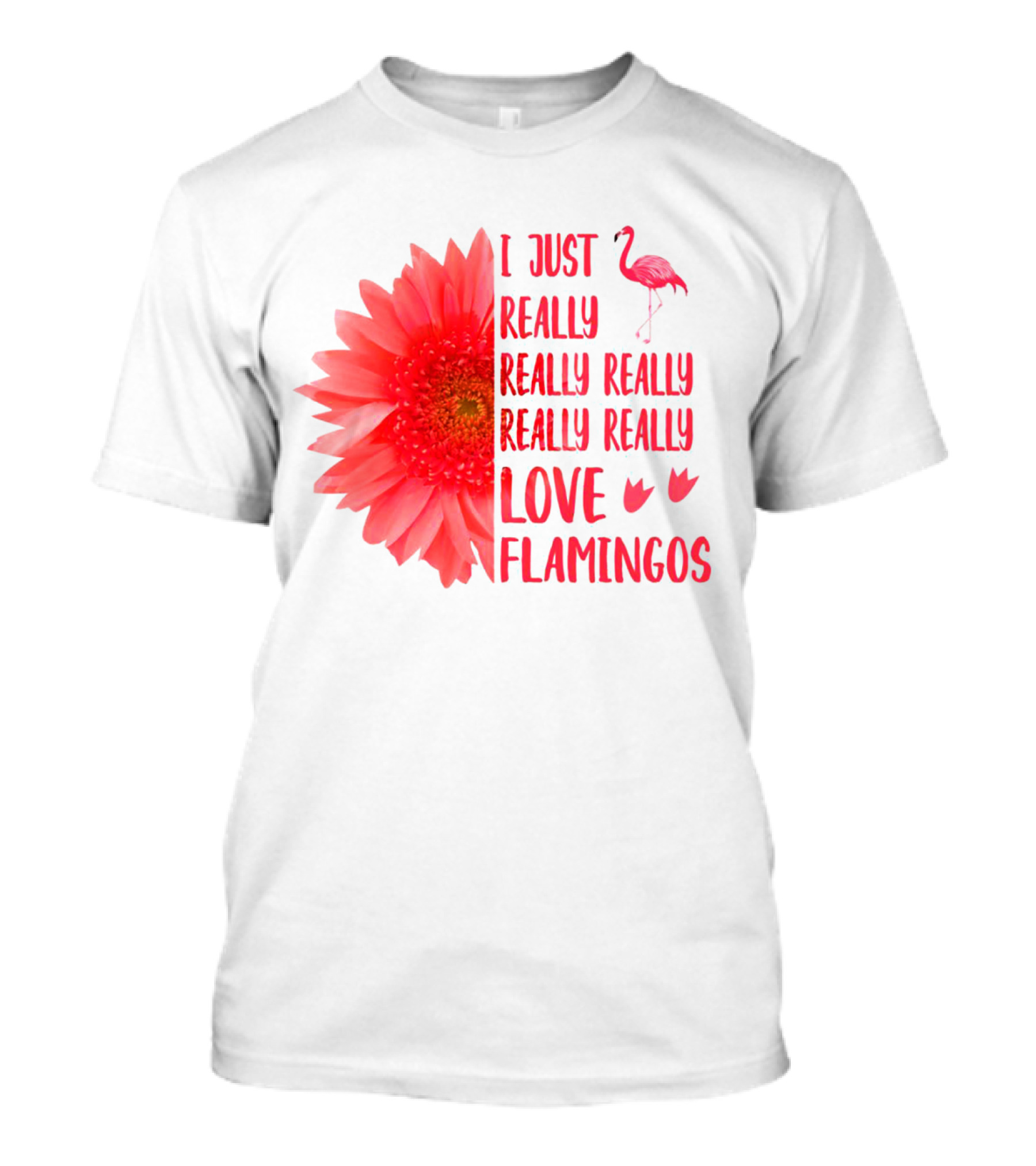 I Just Really Really Really Really Really Love Flamingos T-Shirt