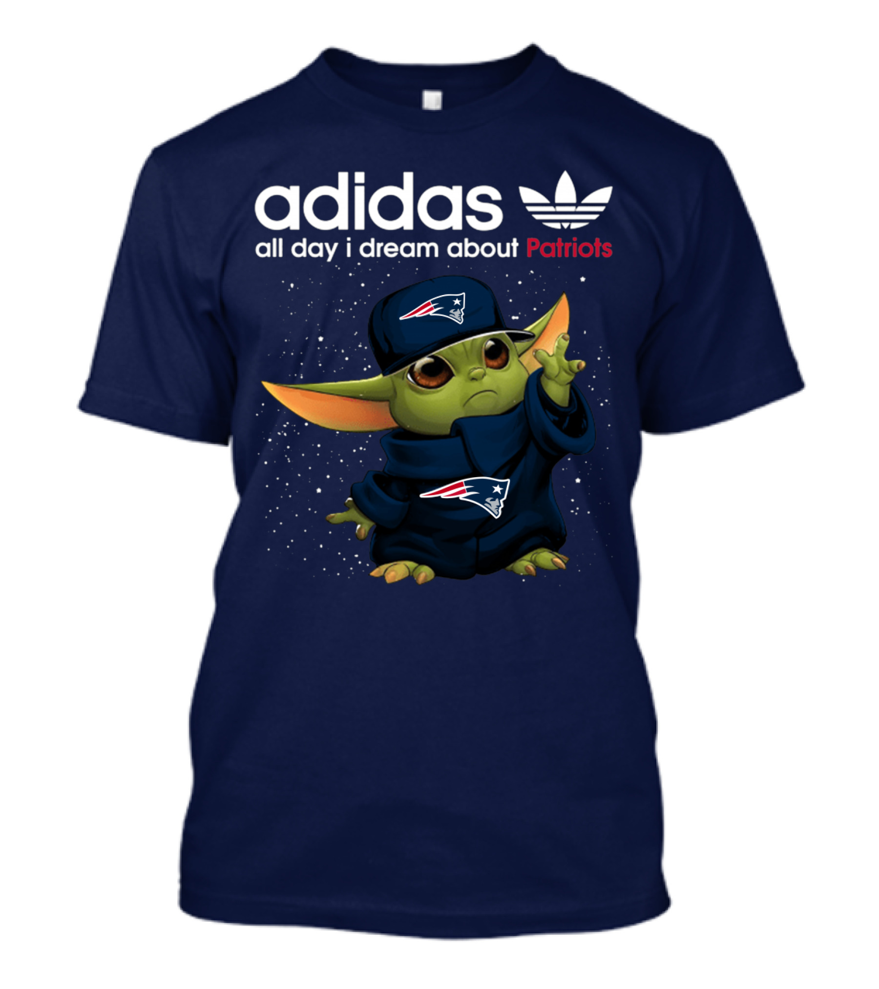All Day I Dream About Patriots Yoda T-Shirt