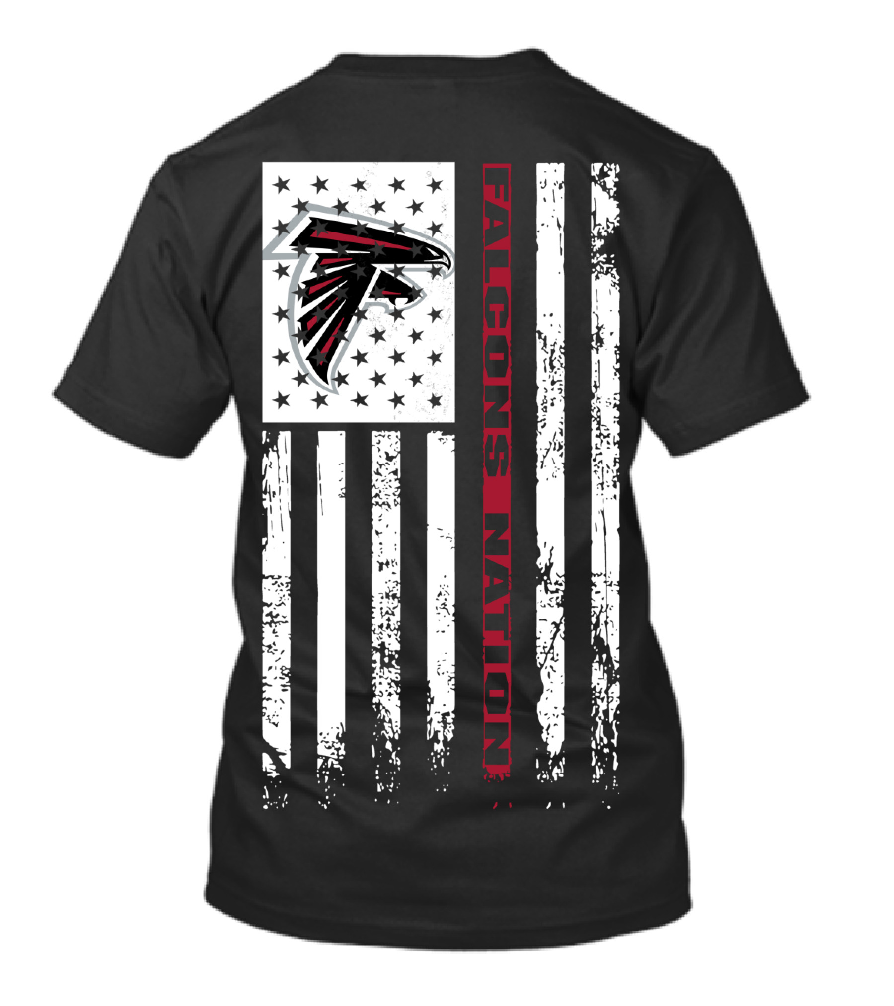Atlanta Falcons Nation Flag T-Shirt