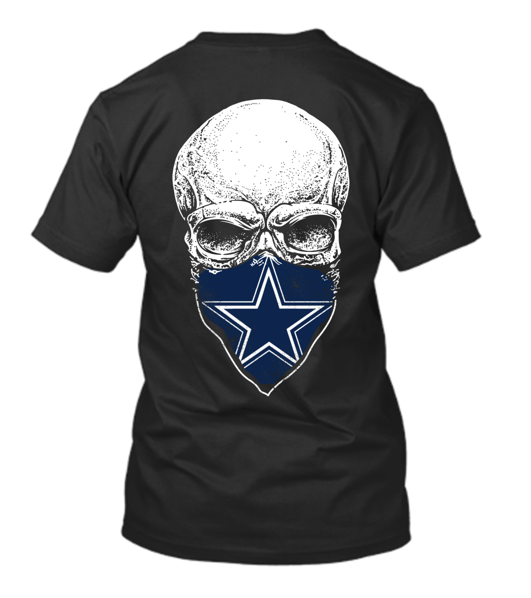 Cowboys Nation Skull Star Fan Pride T-Shirt
