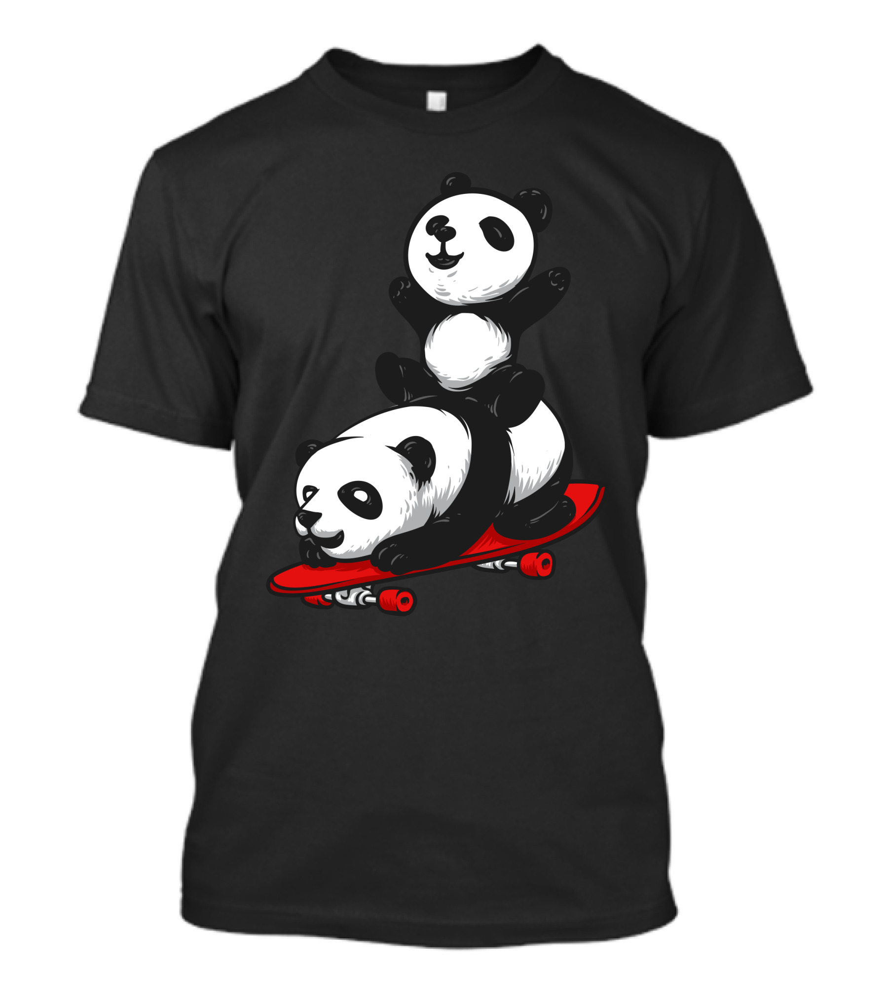 Camp Mau Panda Skateboarding Adventure T-Shirt