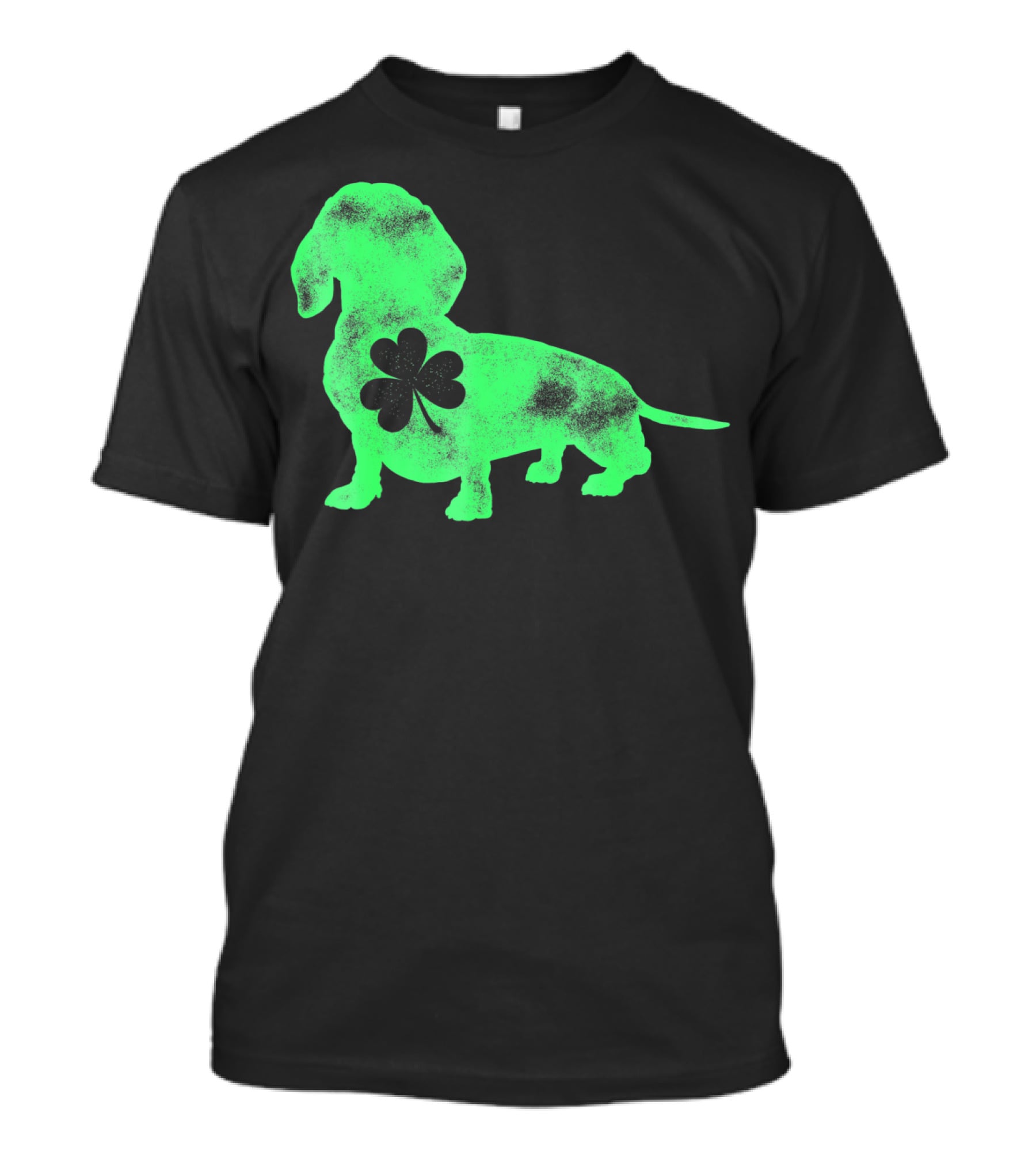 Dachshund Shamrock St Patricks Day Dog Lover Men T-Shirt