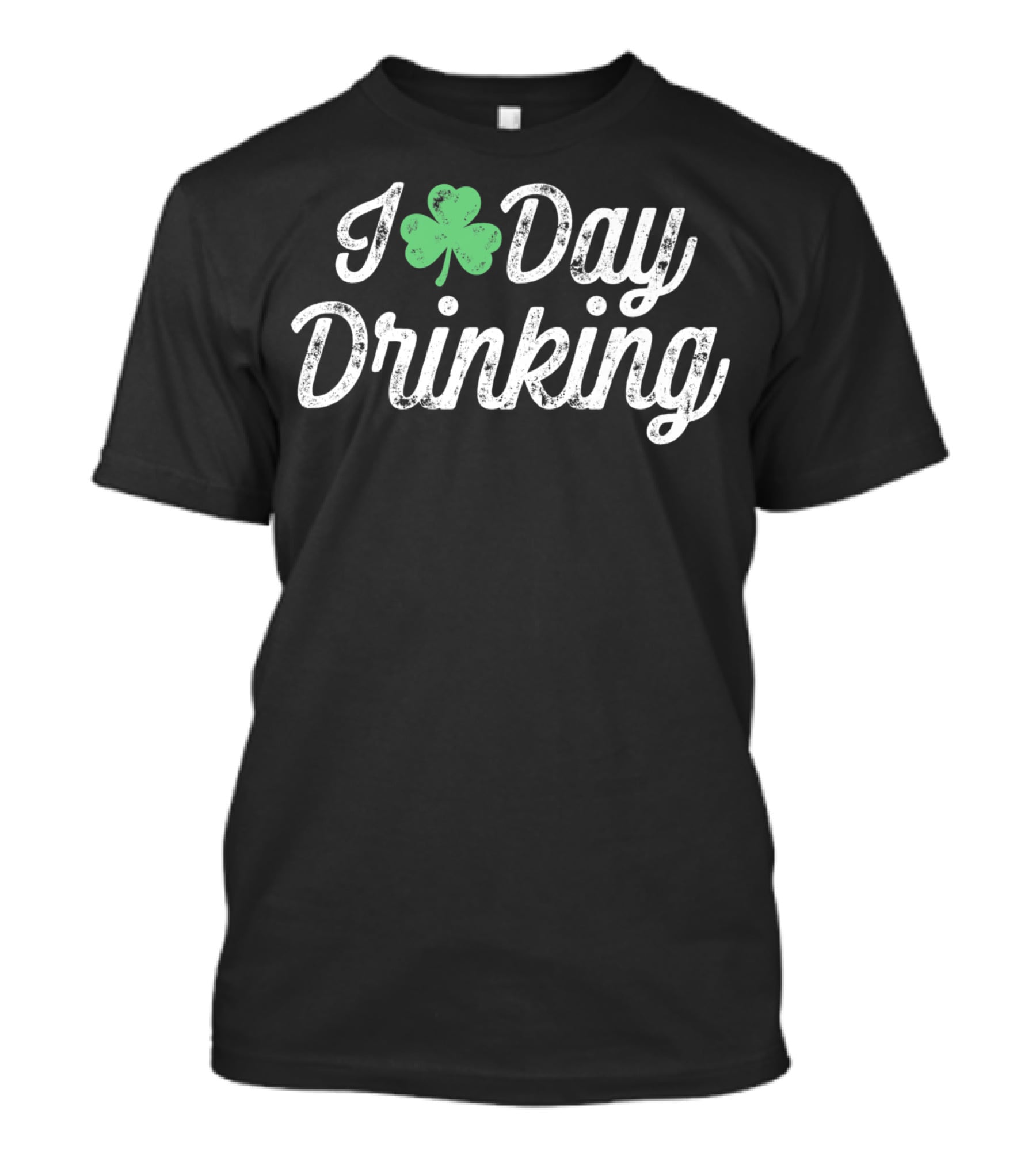 I Shamrock Day Drinking St Patricks Day Women Men Beer T-Shirt