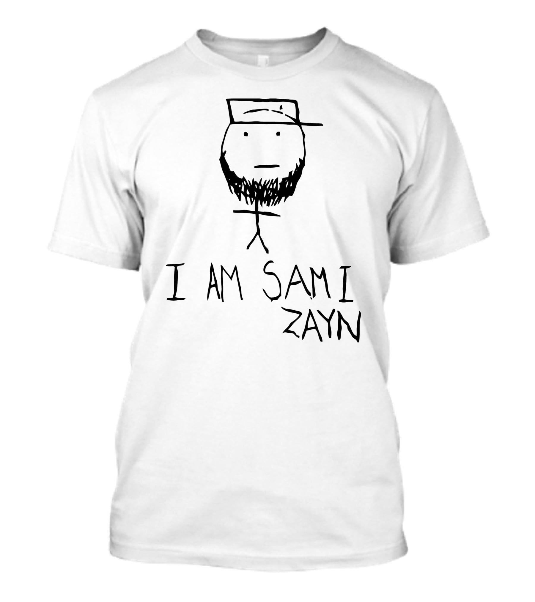 I Am Sami Zayn Stick Figure Drawing T-Shirt