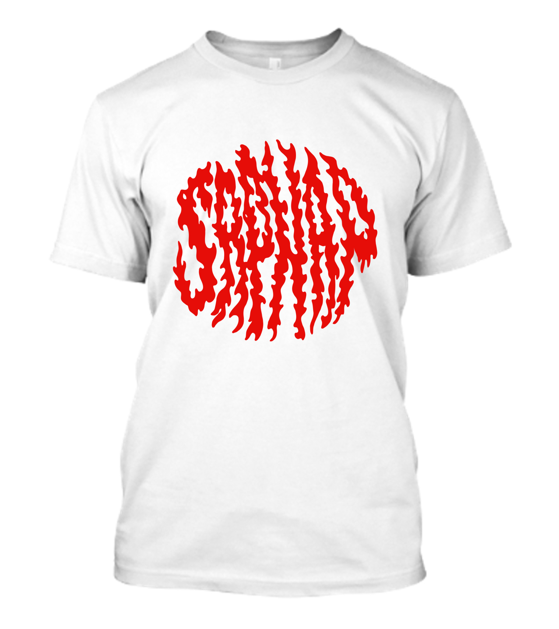 Sapnap Flame Name Red Fiery Merchandise T-Shirt