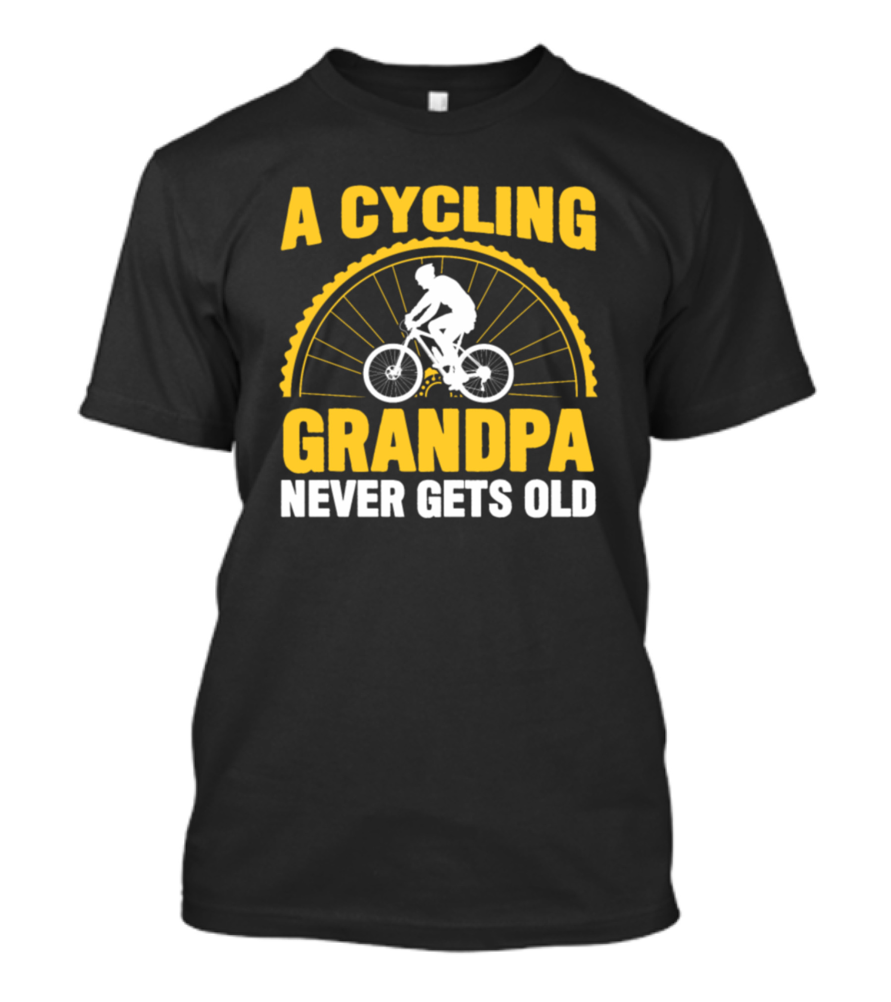 A Cycling Grandpa Never Gets Old T-Shirt