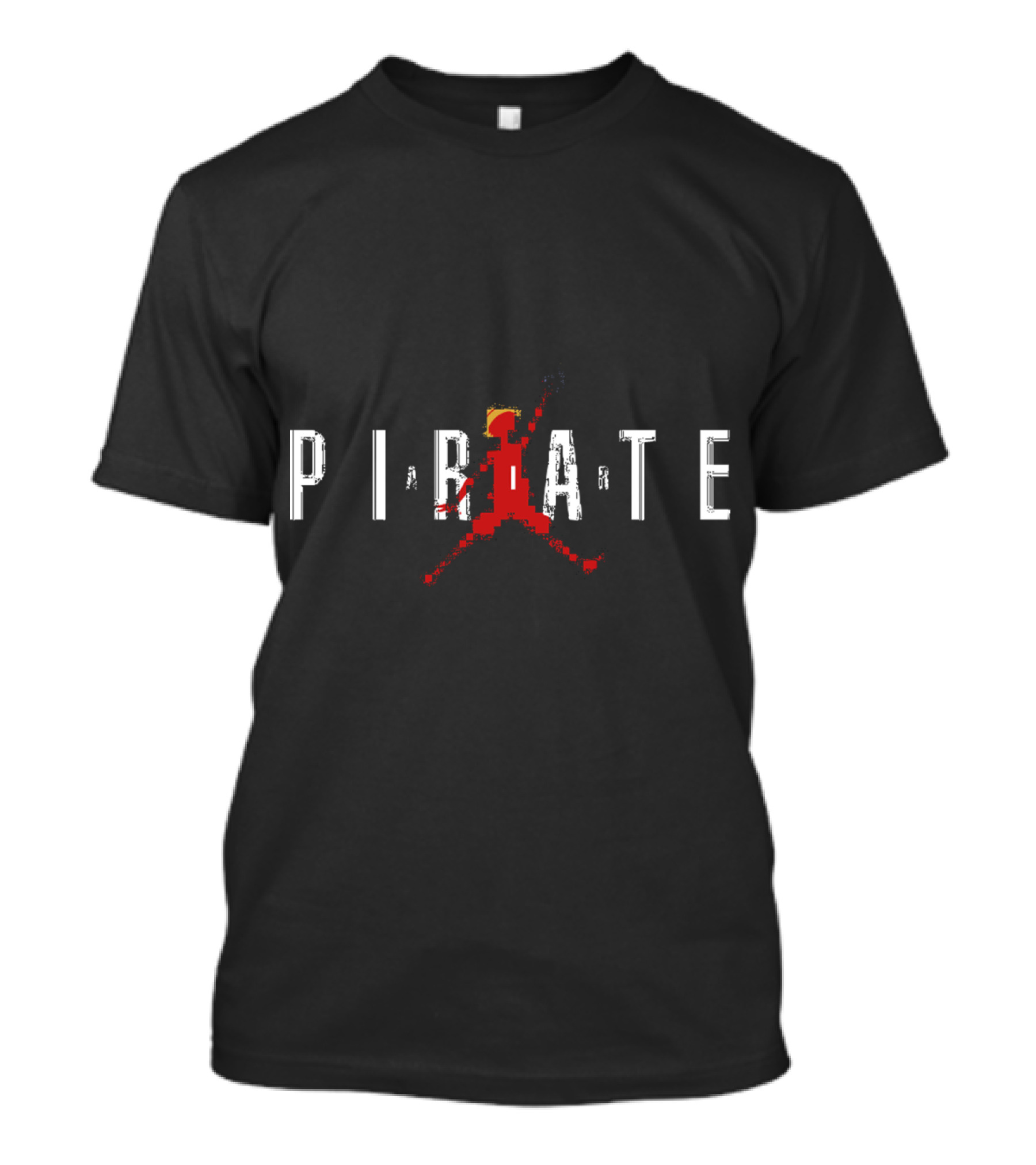 Air Pirate Luffy Jumpman Crossover T-Shirt