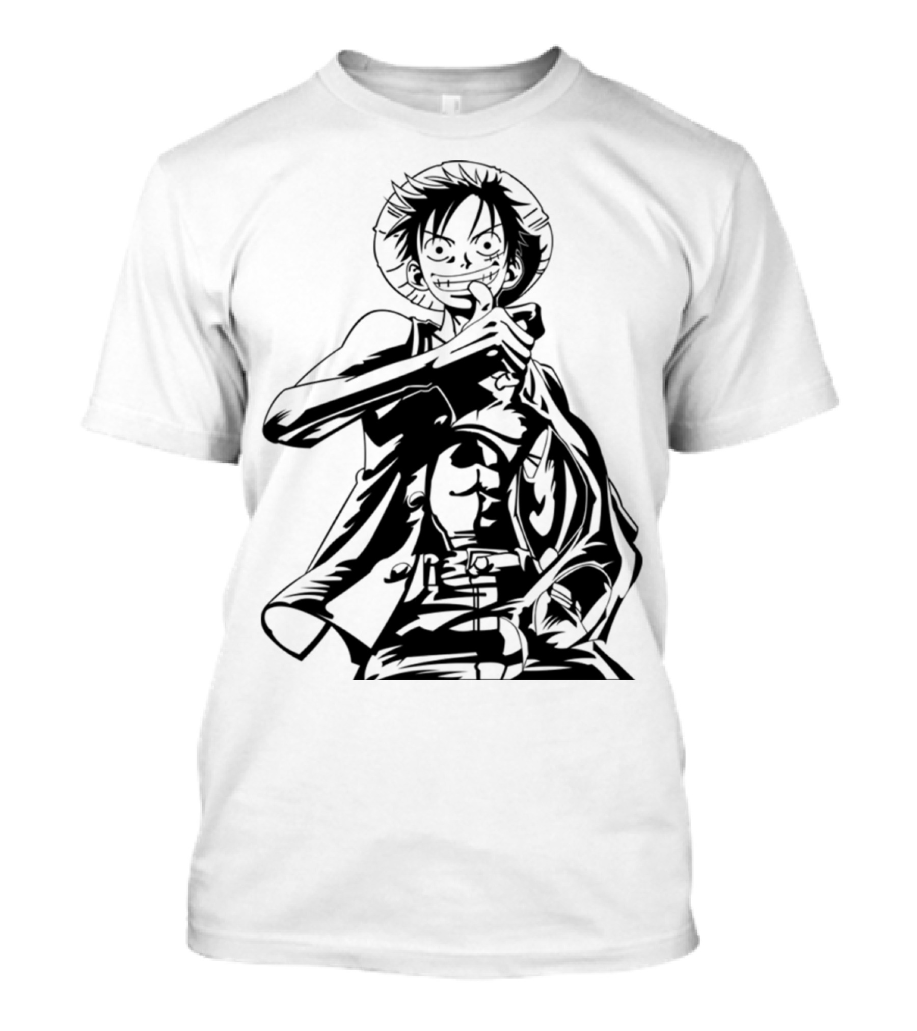 Monkey D. Luffy One Piece Anime Manga Pirate Adventures Fan T-Shirt