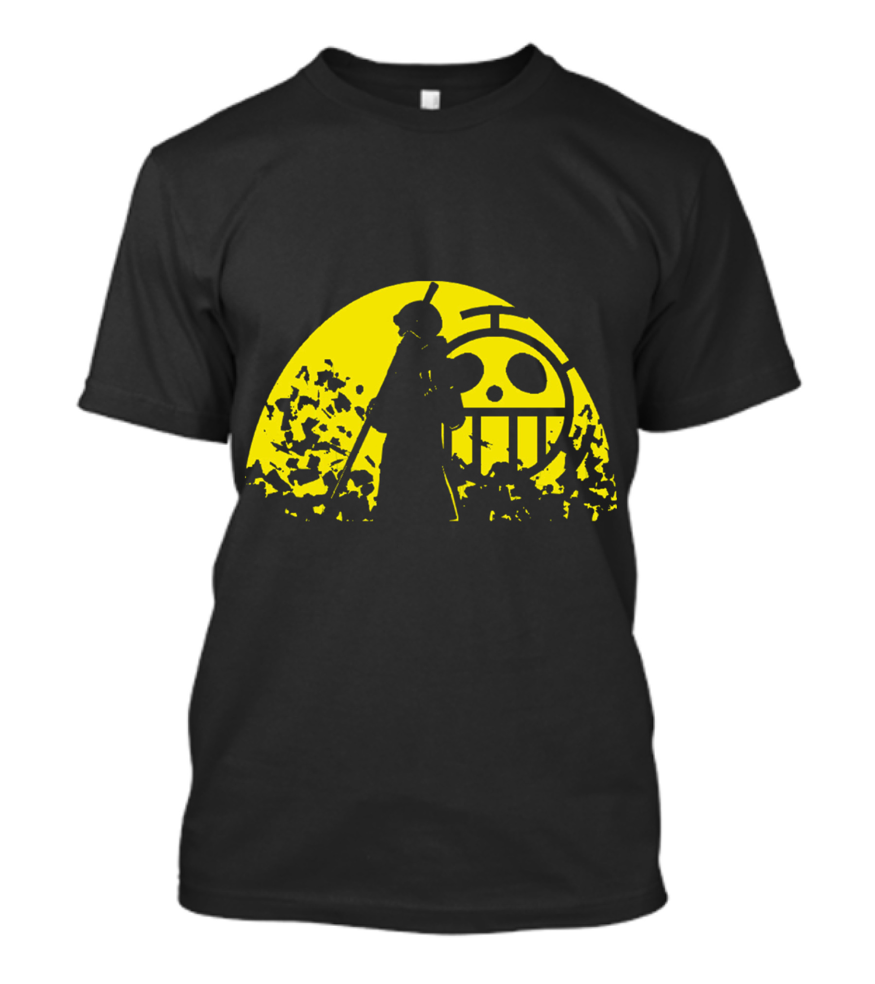 Trafalgar D Water Law One Piece Heart Pirates Jolly Roger Sunset T-Shirt