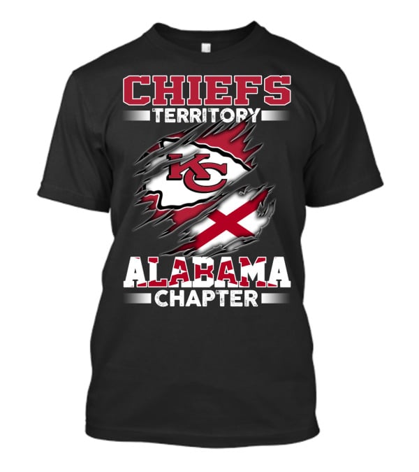 Chiefs Territory Alabama Chapter Kc Team Fan Support T-Shirt