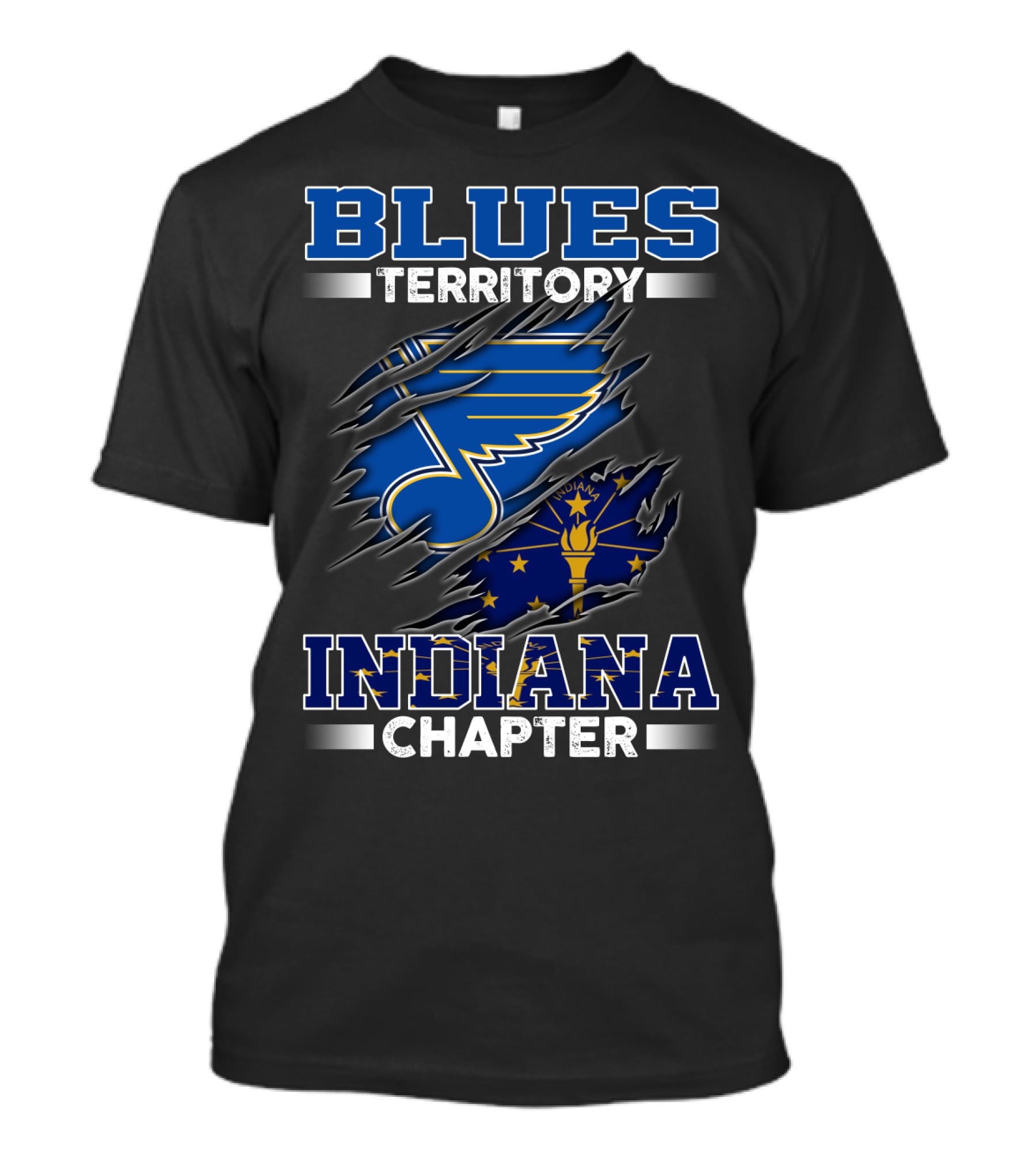 Indiana Chapter Blues Territory T-Shirt