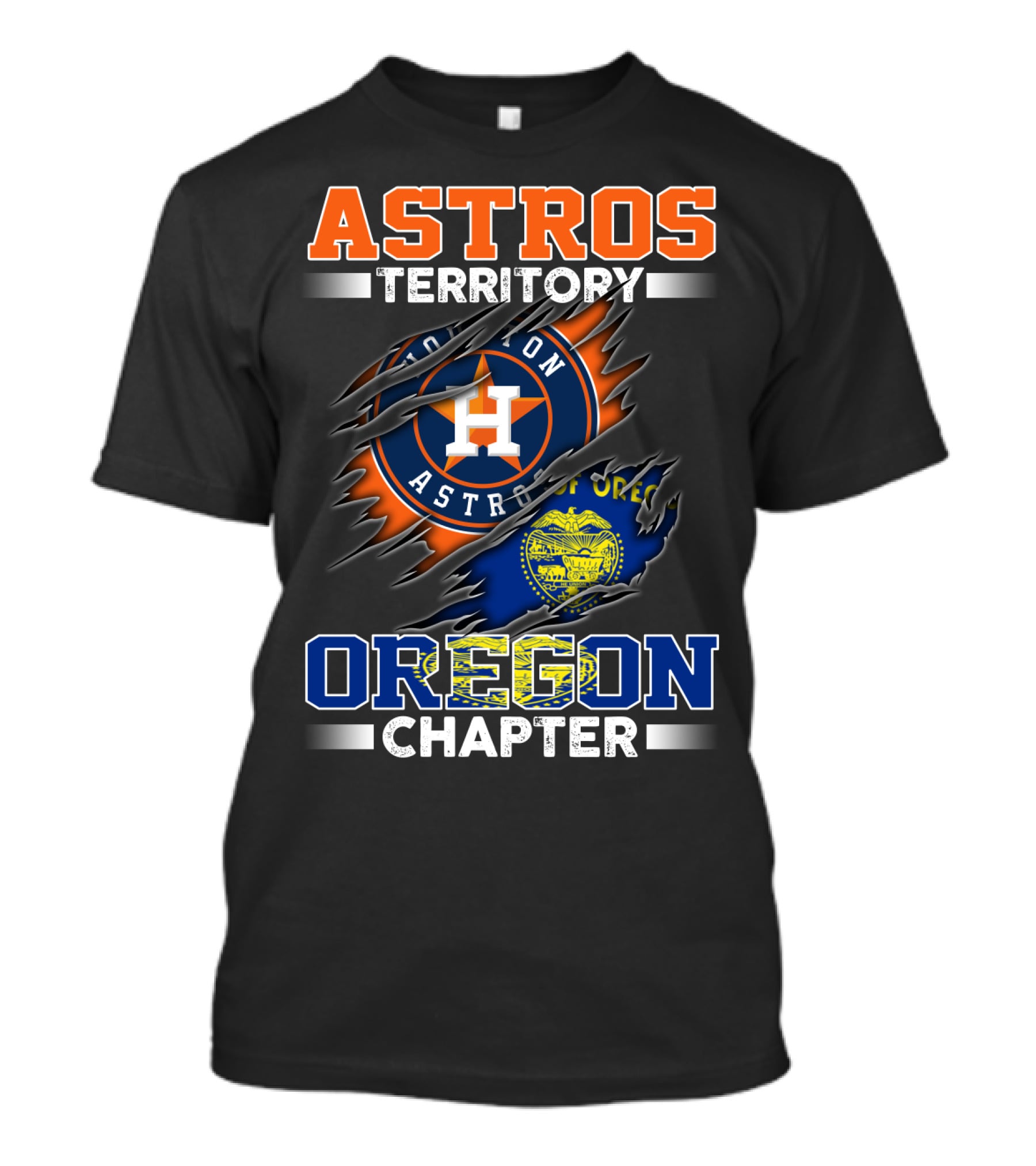 ASTROS TERRITORY OREGON CHAPTER HOUSTON ASTROS T-Shirt