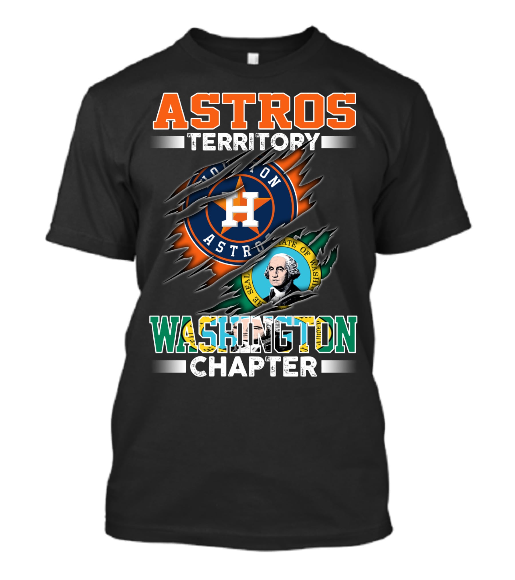 Astros Territory Houston Washington Chapter T-Shirt