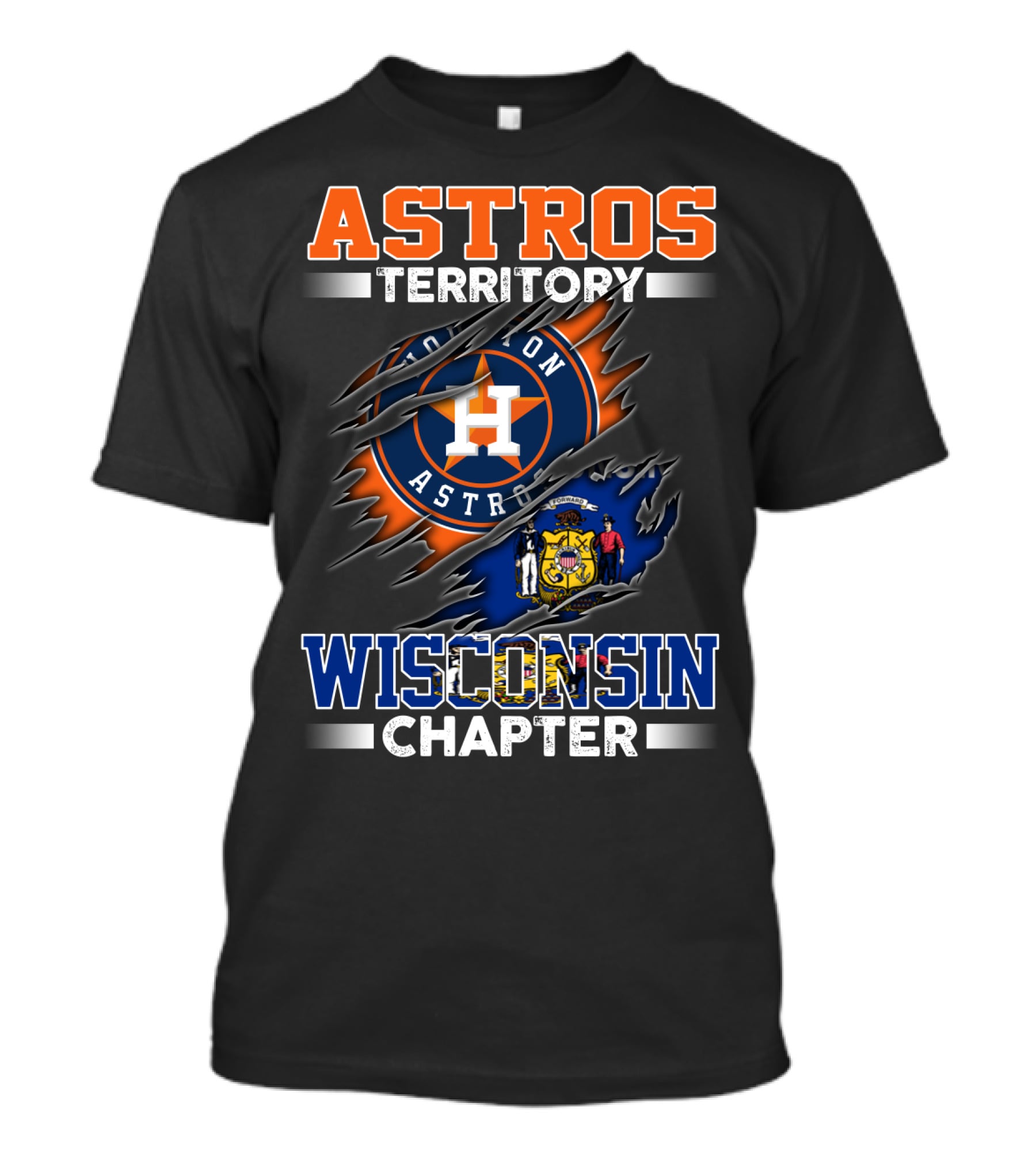 Astros Territory Houston Astros Wisconsin Chapter T-Shirt
