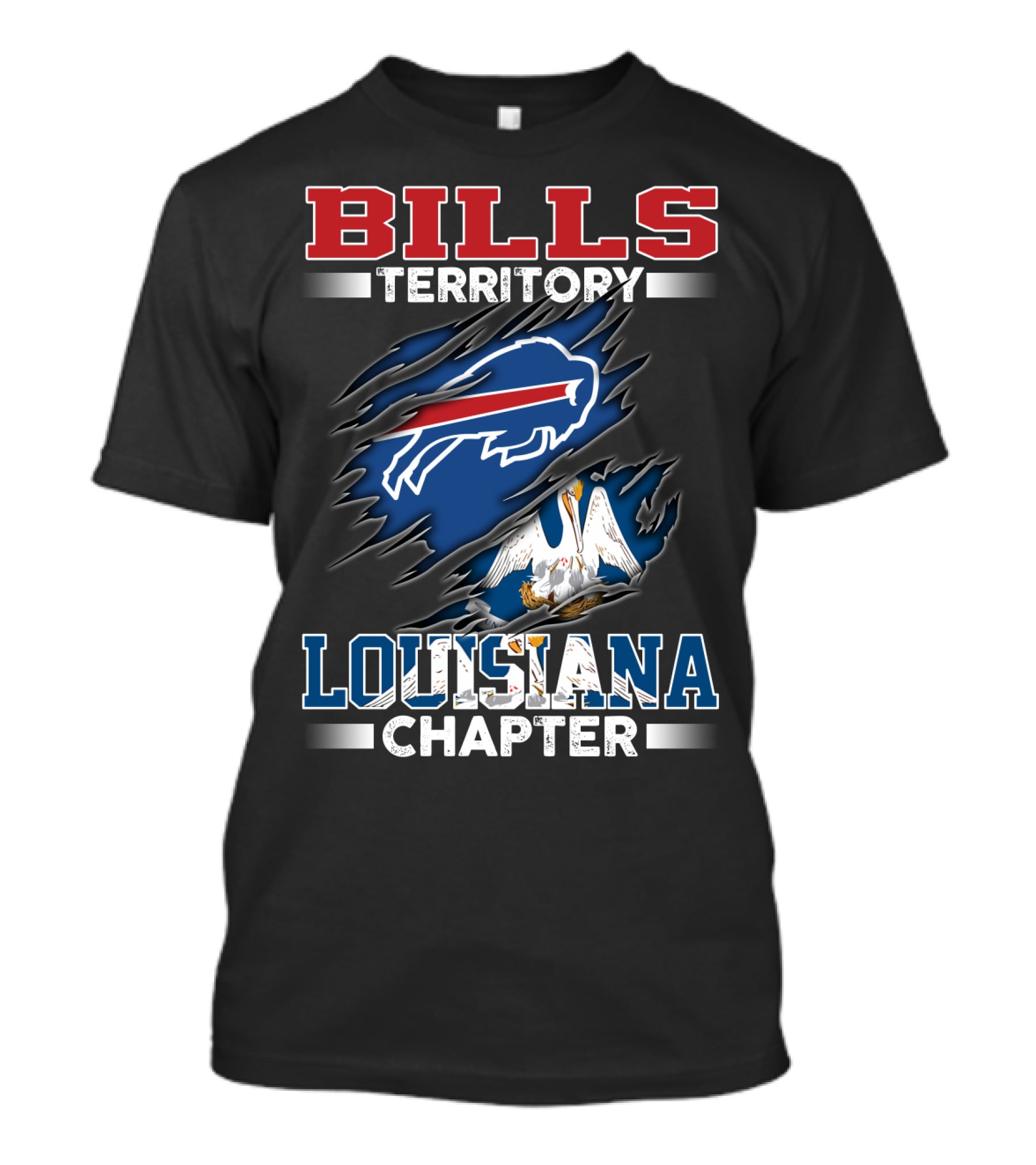 BILLS Territory Louisiana Chapter Buffalo T-Shirt