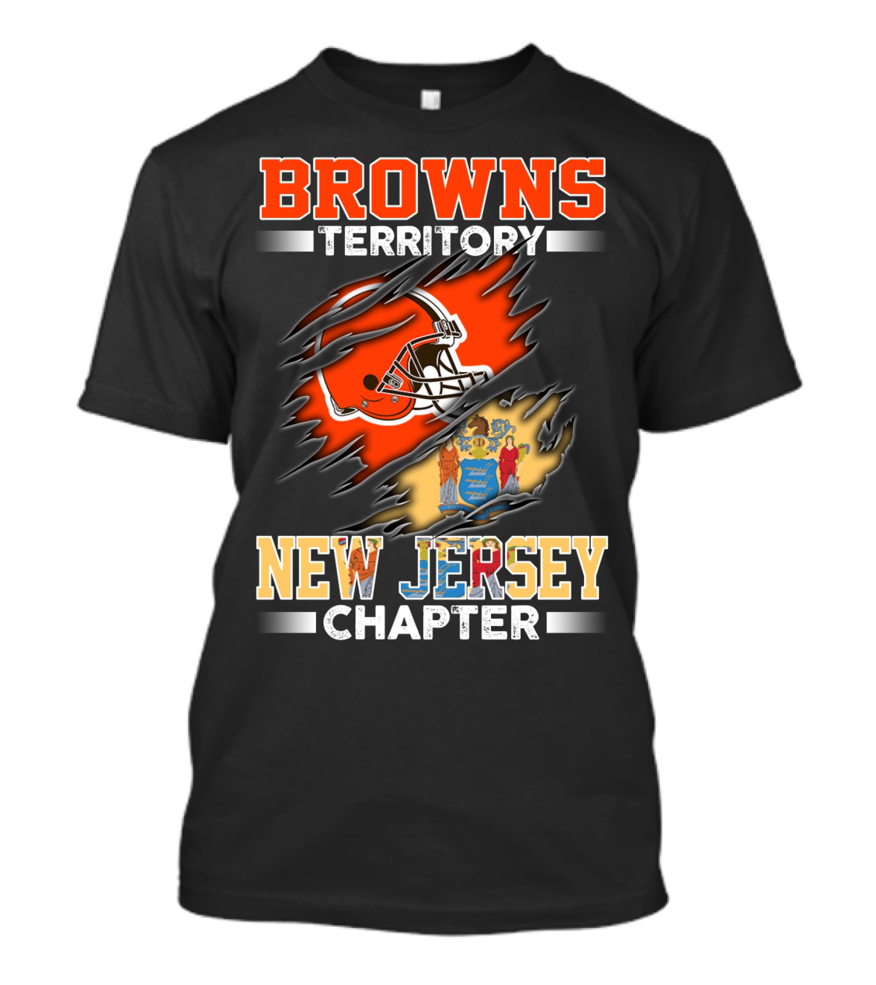 BROWNS TERRITORY NEW JERSEY CHAPTER T-Shirt