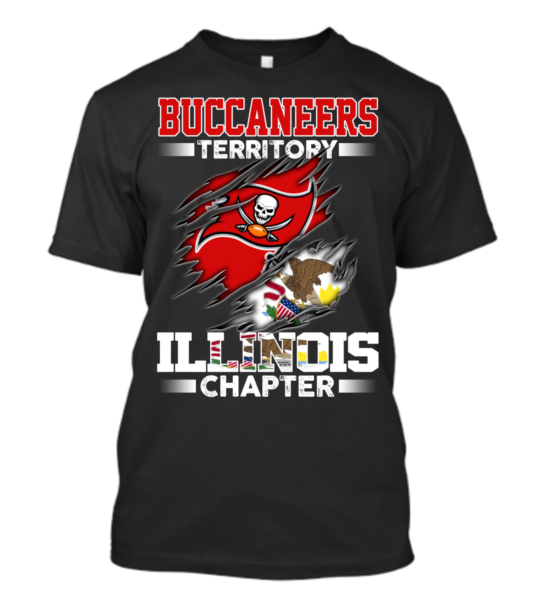 BUCCANEERS TERRITORY ILLINOIS CHAPTER T-Shirt