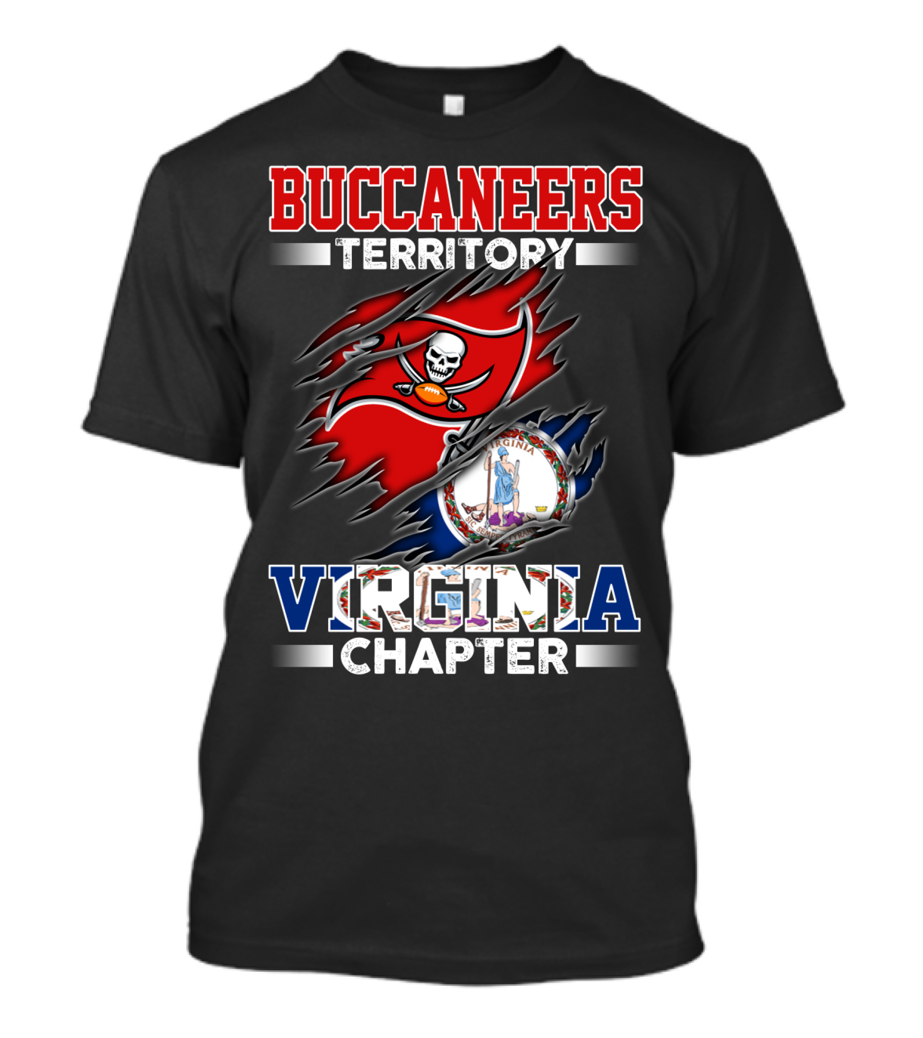Buccaneers Territory Virginia Chapter T-Shirt