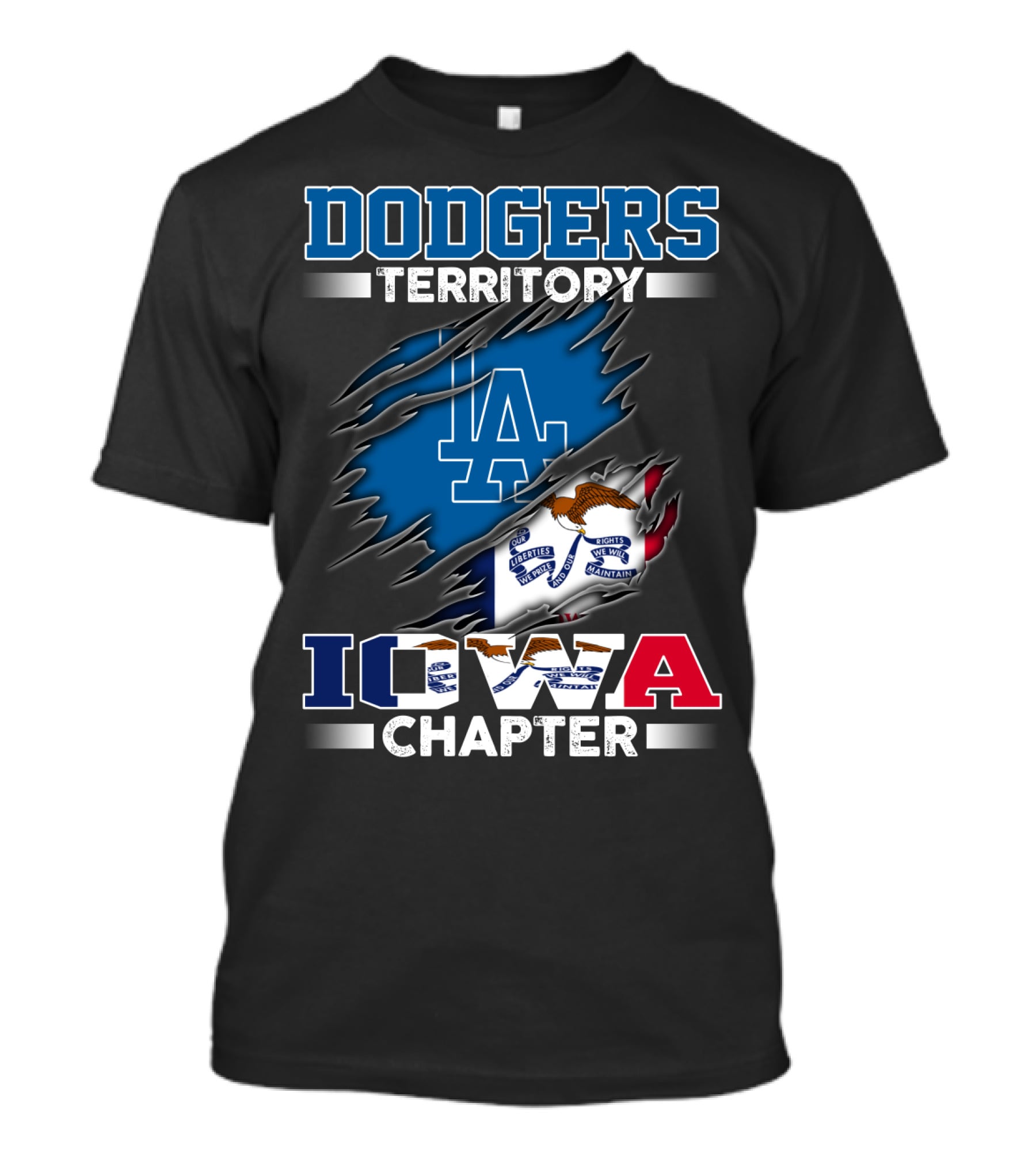 Dodgers Territory LA Iowa Chapter T-Shirt