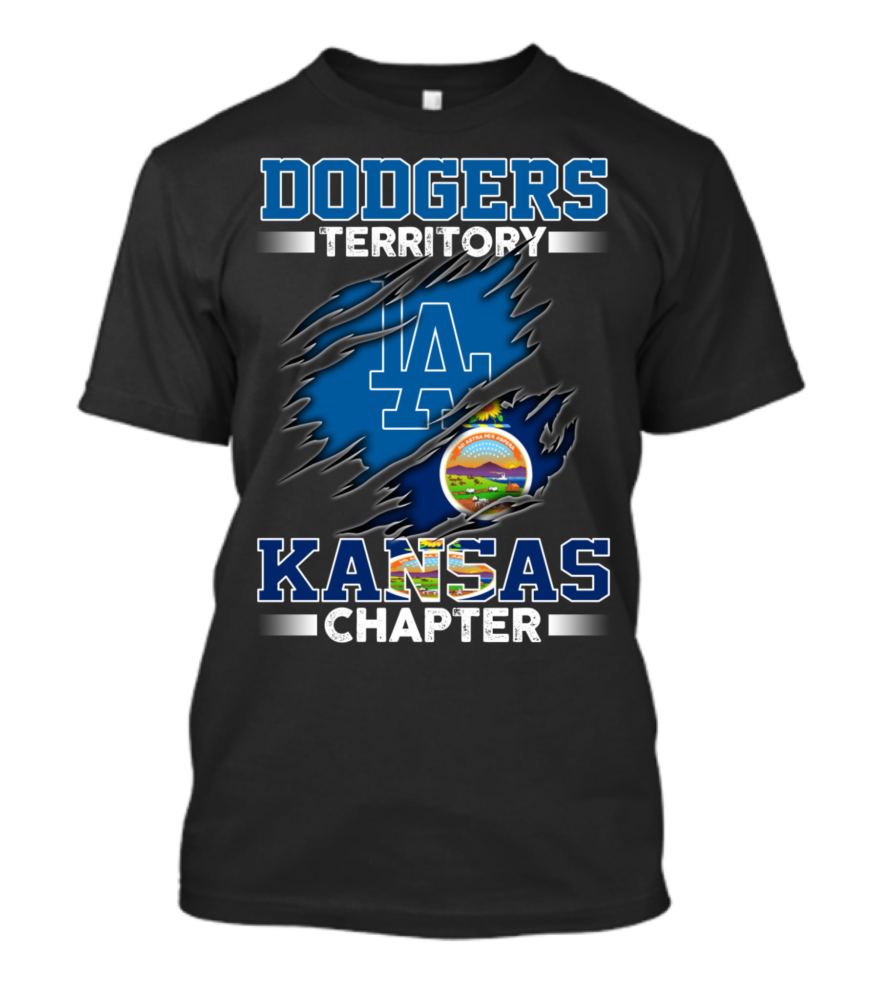Dodgers Territory LA Kansas Chapter T-Shirt