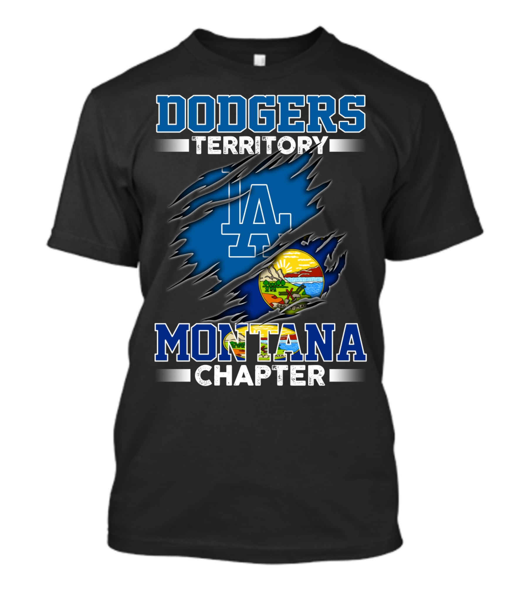 Dodgers Territory LA Montana Chapter T-Shirt