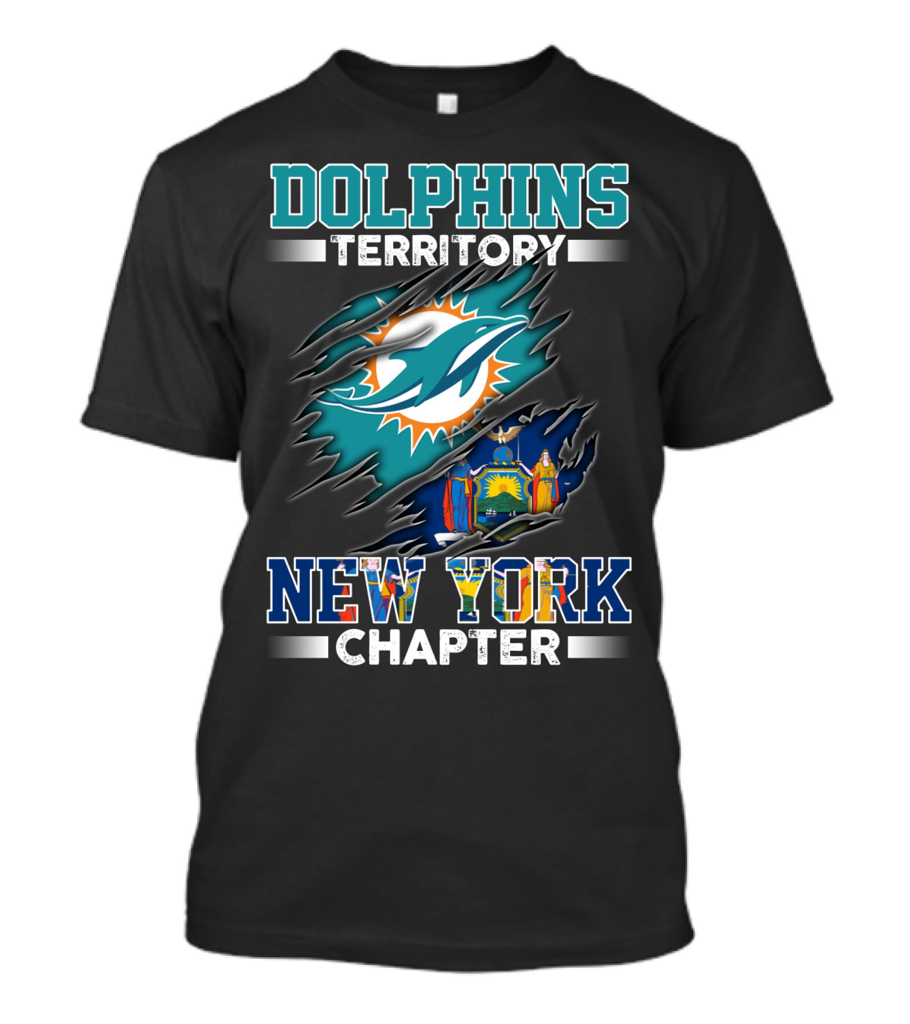 DOLPHINS TERRITORY NEW YORK CHAPTER T-Shirt