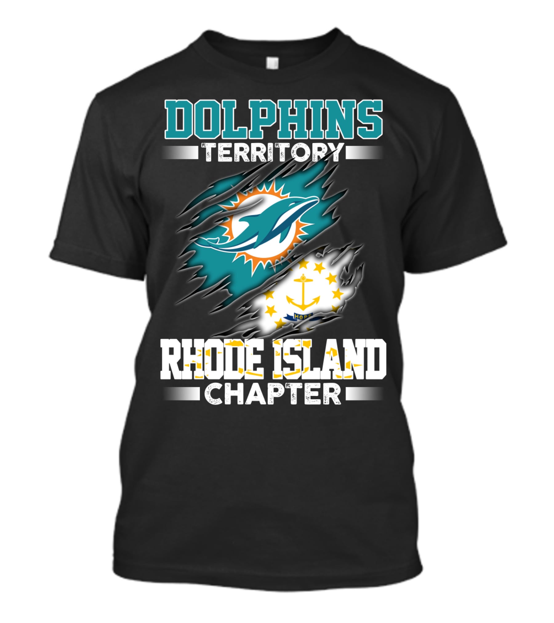 DOLPHINS TERRITORY RHODE ISLAND CHAPTER T-Shirt