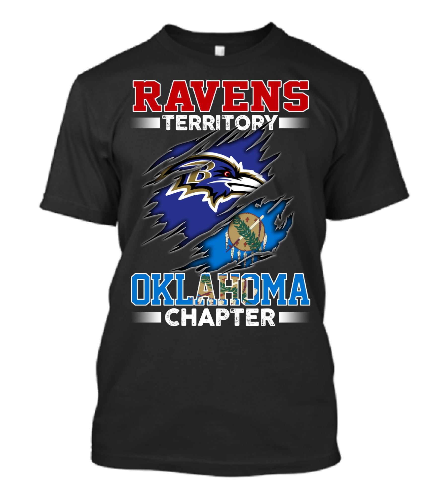 Ravens Territory Oklahoma Chapter T-Shirt