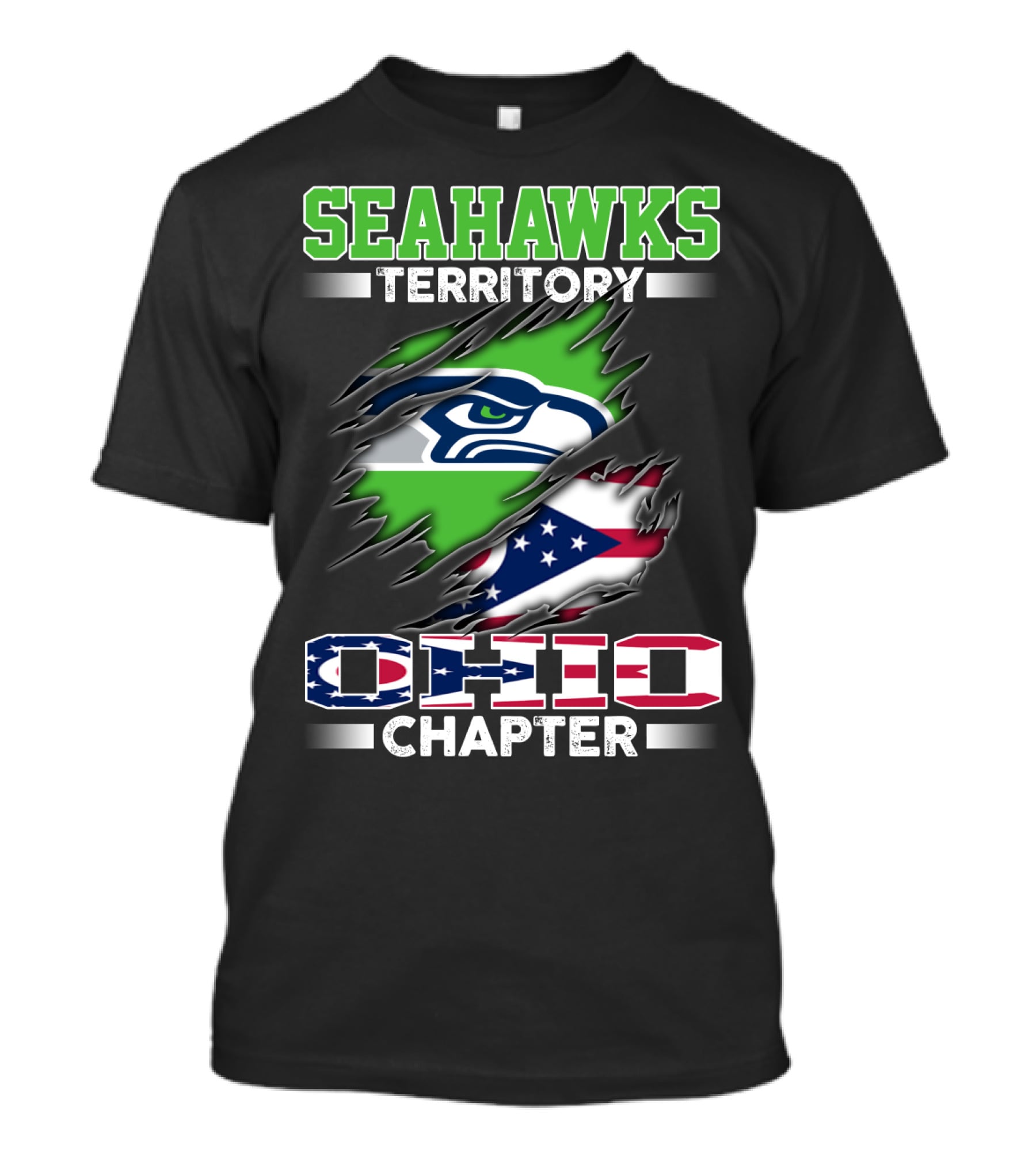 Seattle Seahawks Territory Ohio Chapter T-Shirt
