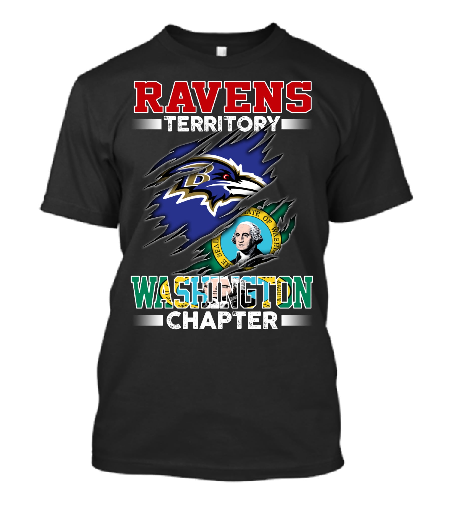Ravens Territory Washington State Chapter T-Shirt