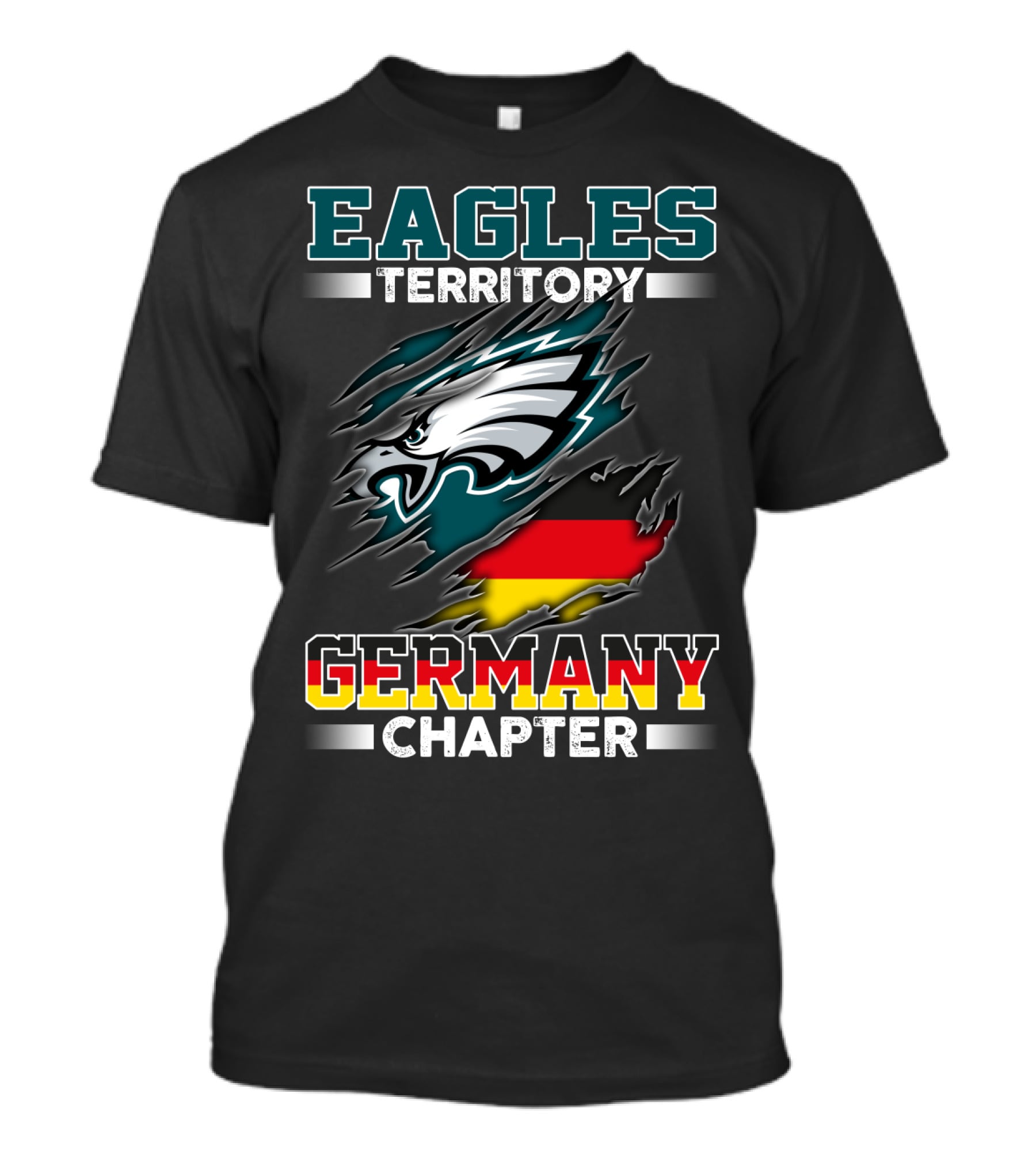 Eagles Territory Germany Chapter Flag T-Shirt