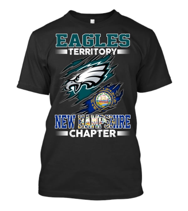 Eagles Territory New Hampshire Chapter Flag T-Shirt