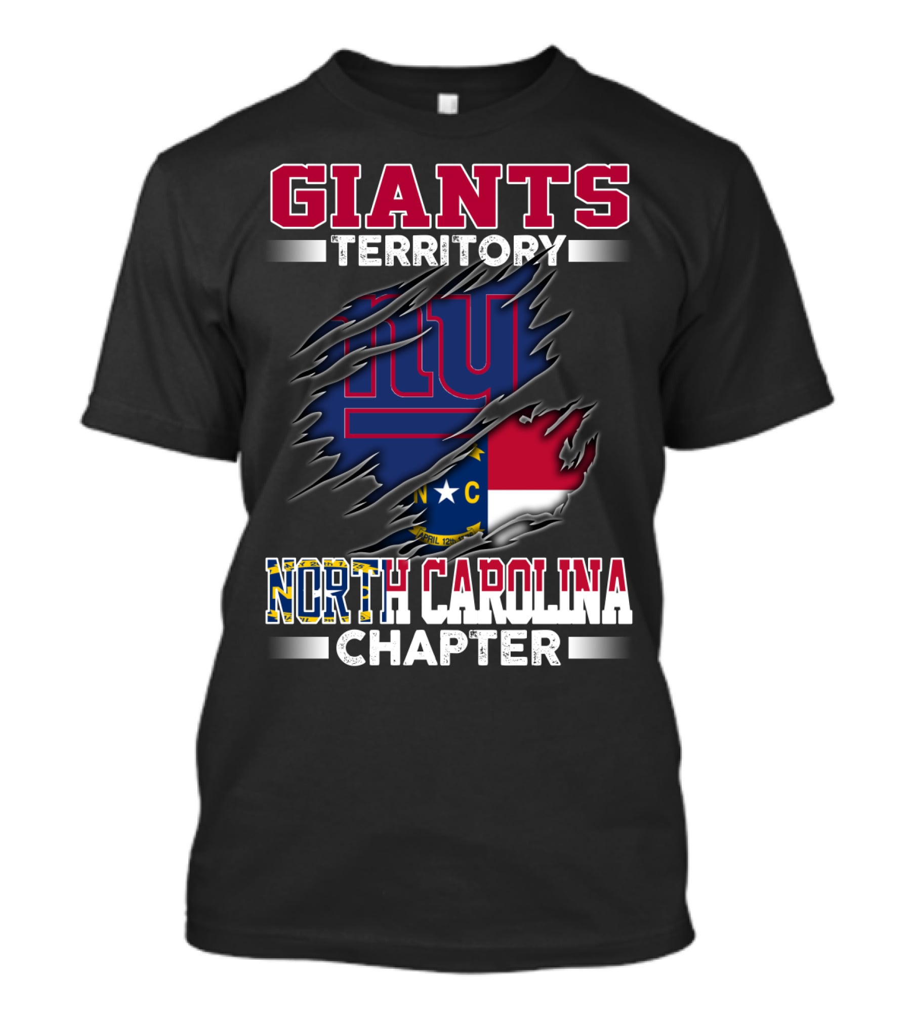 GIANTS Territory New York North Carolina Chapter T-Shirt