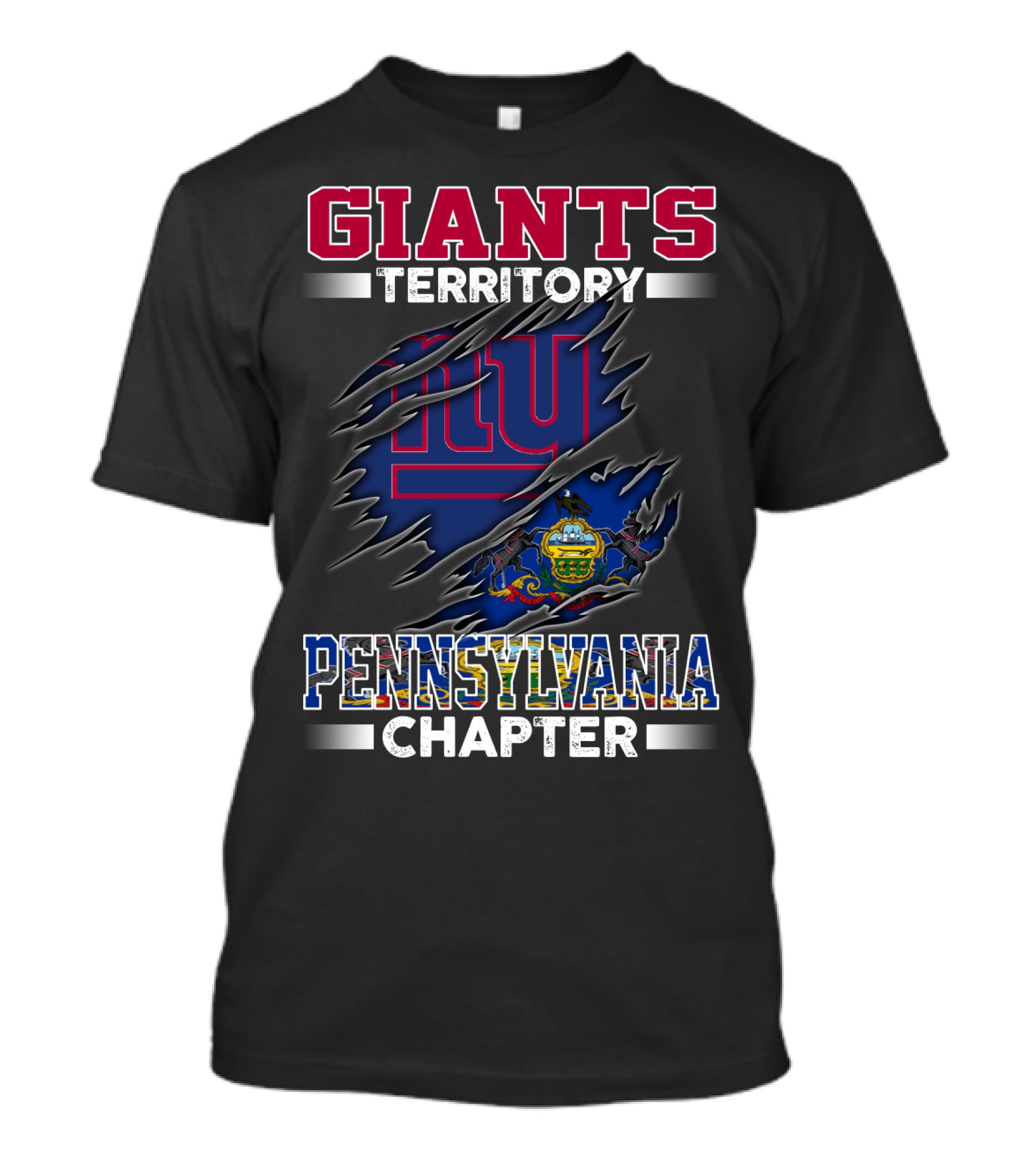 GIANTS TERRITORY PA PENNSYLVANIA CHAPTER T-Shirt