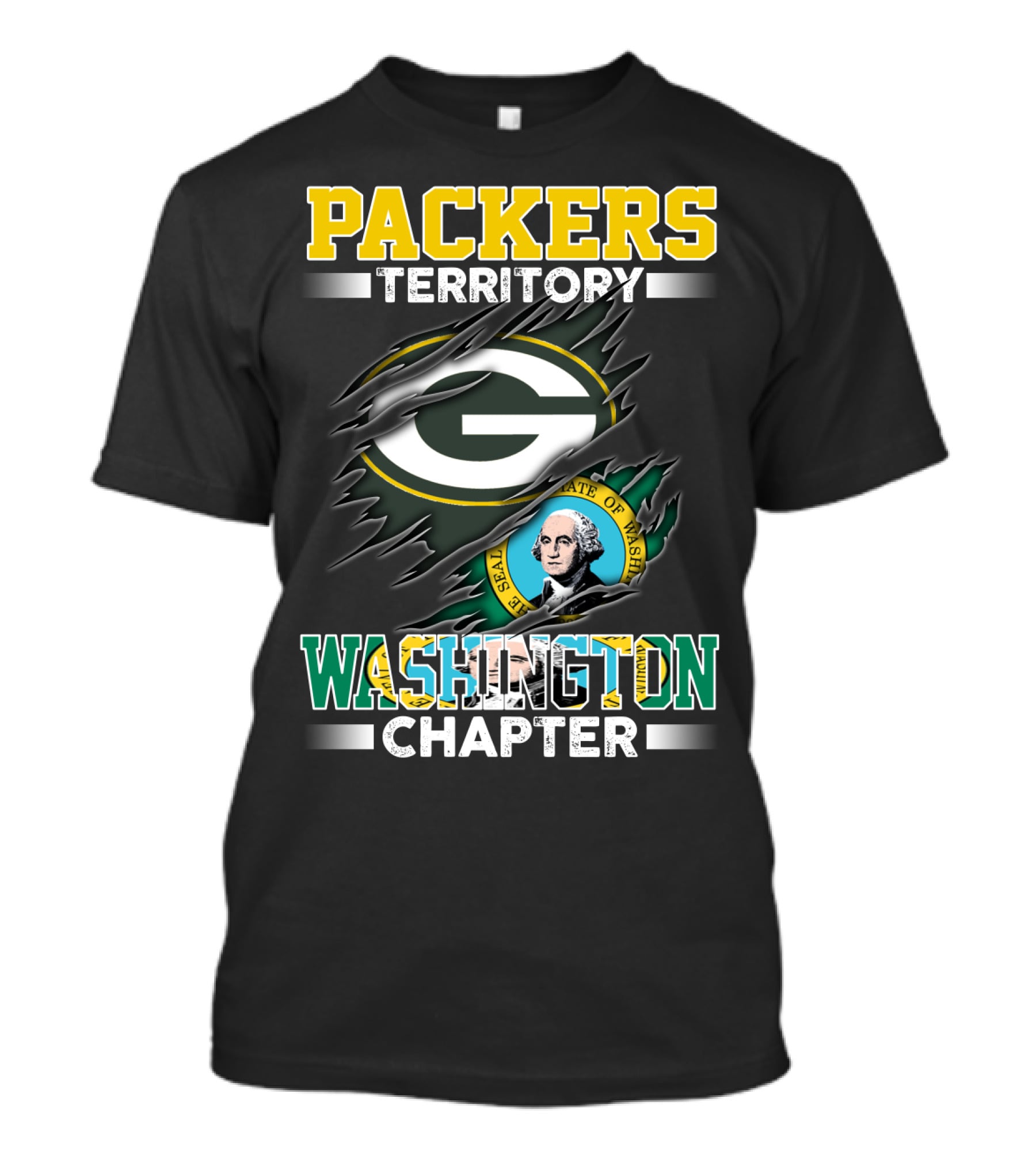 PACKERS TERRITORY WASHINGTON CHAPTER T-Shirt