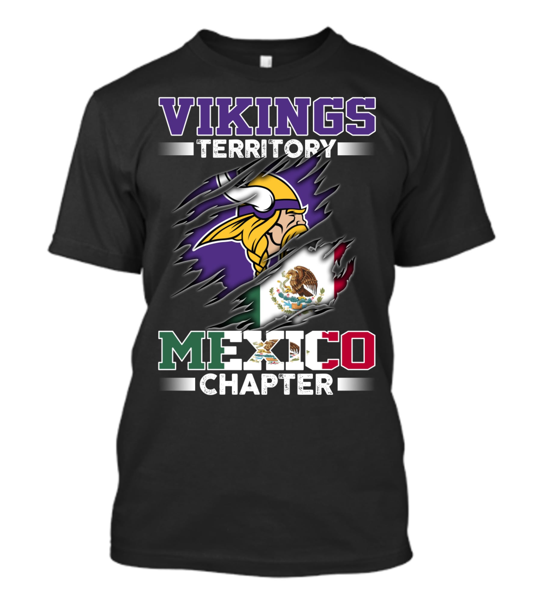 Vikings Territory Mexico Chapter T-Shirt