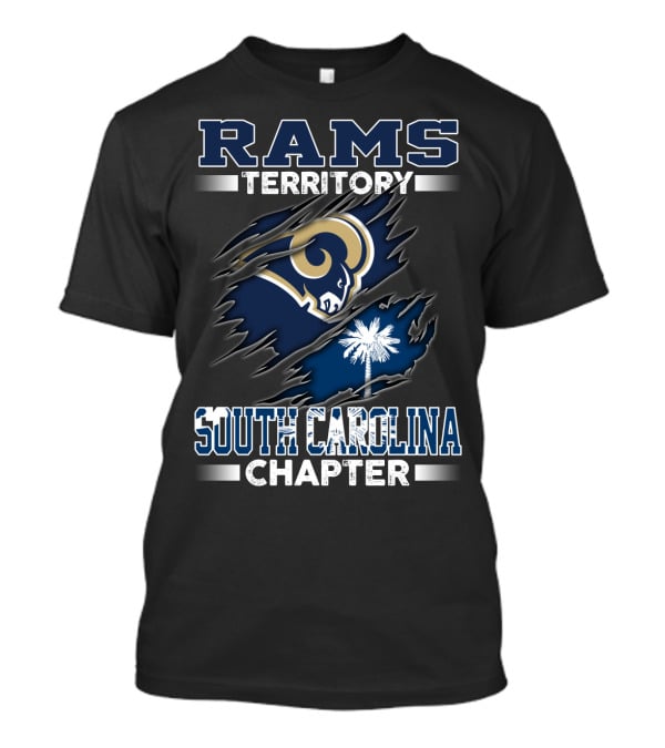 RAMS Territory South Carolina Chapter Ripped Logo Palmetto T-Shirt