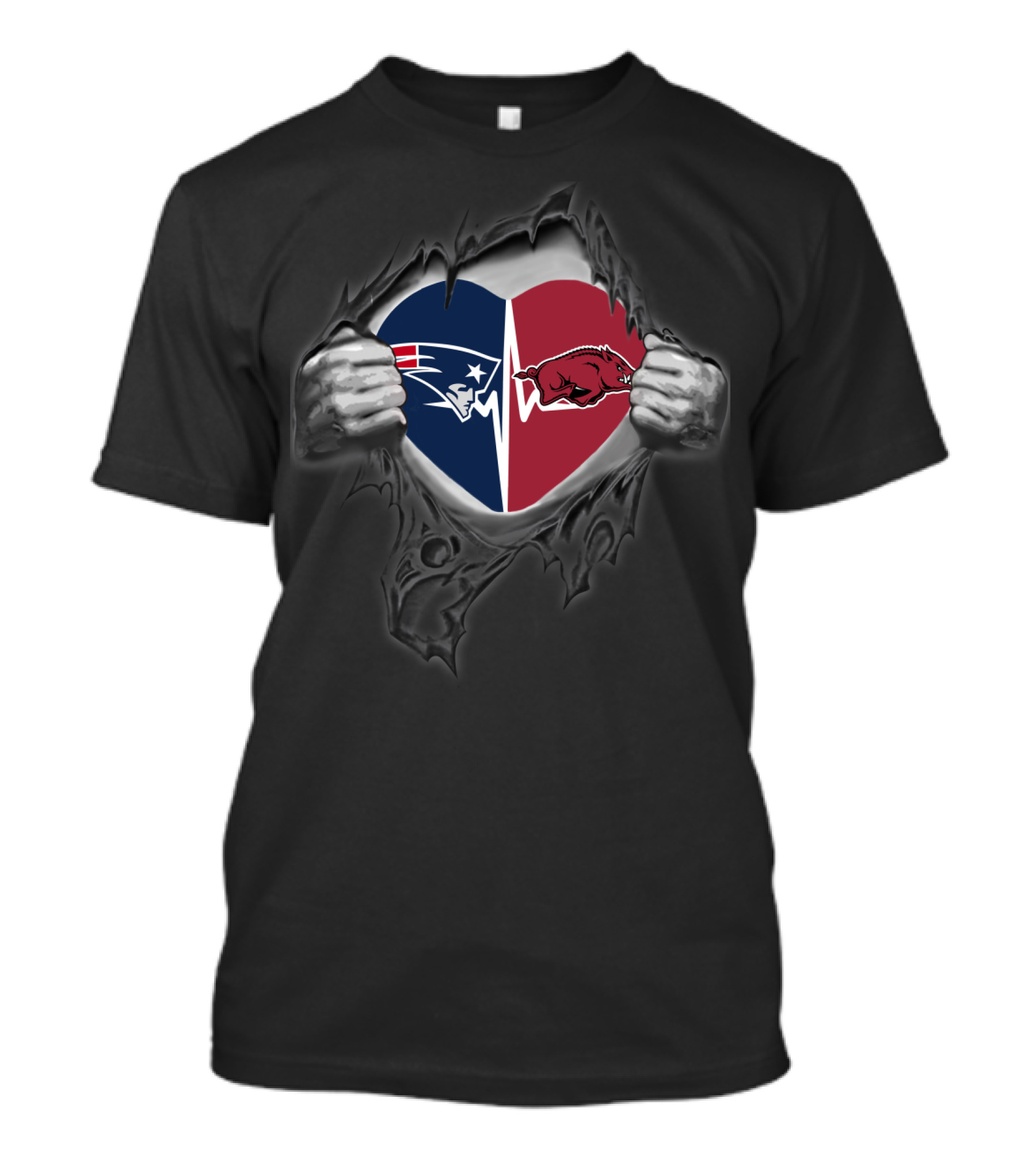 Patriots Heart Arkansas Razorbacks T-Shirt