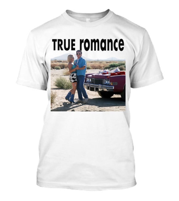 TRUE Romance Classic Movie Scene Desert Cadillac T-Shirt