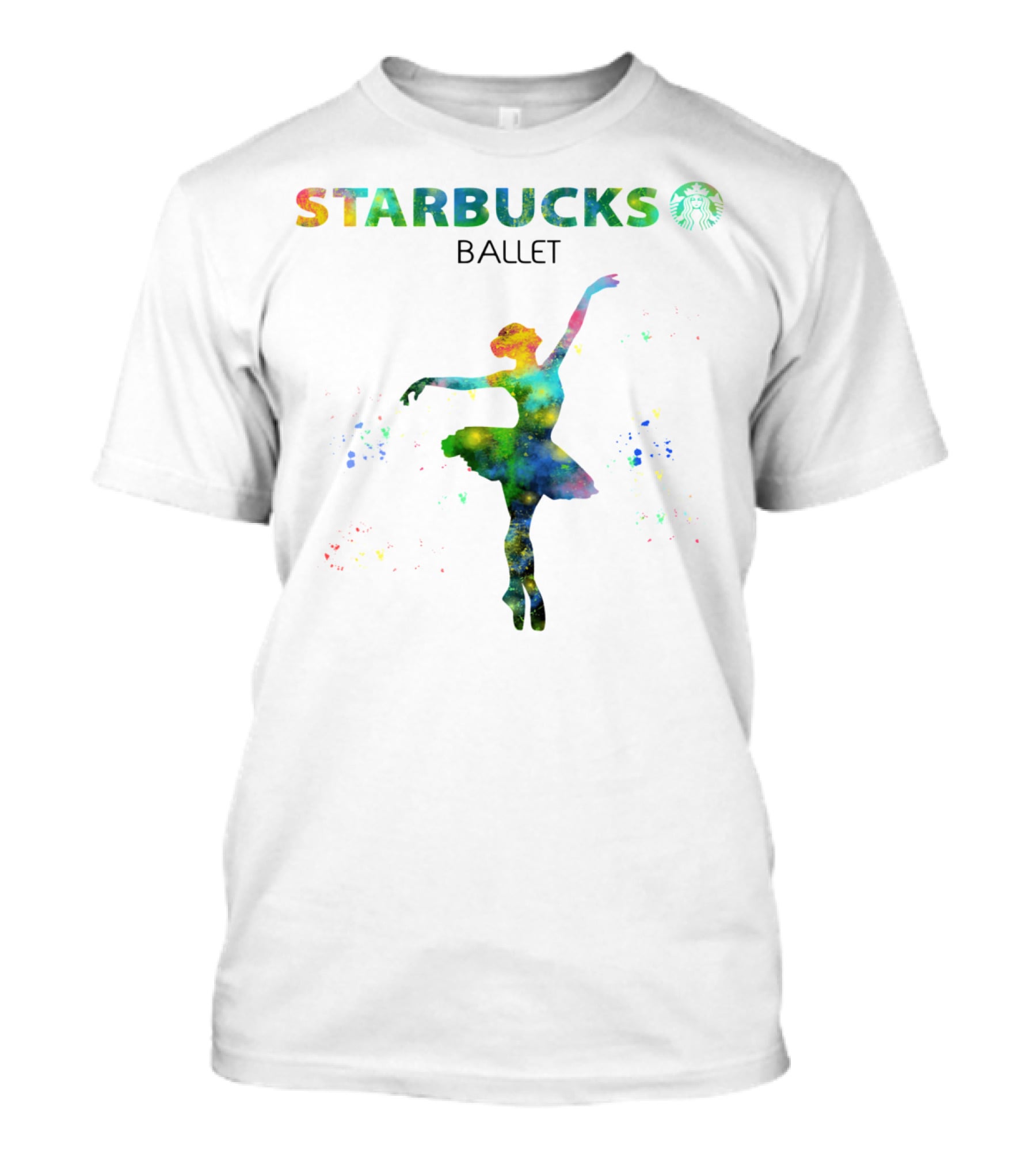 Starbucks Ballet Colorful Dance T-Shirt