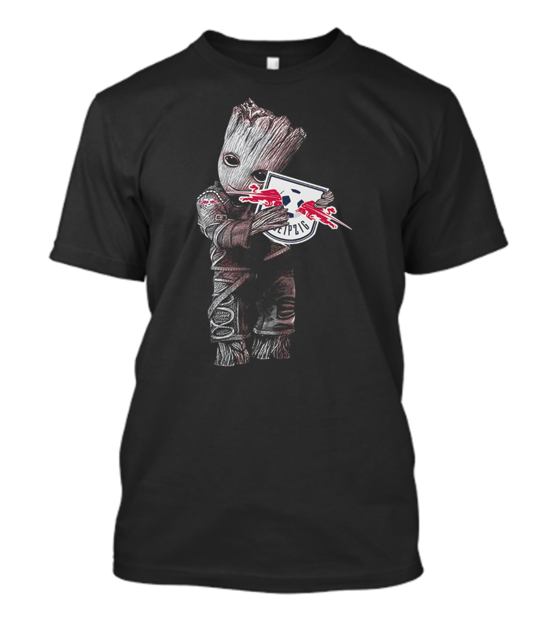 Baby Groot Embracing RB Leipzig T-Shirt
