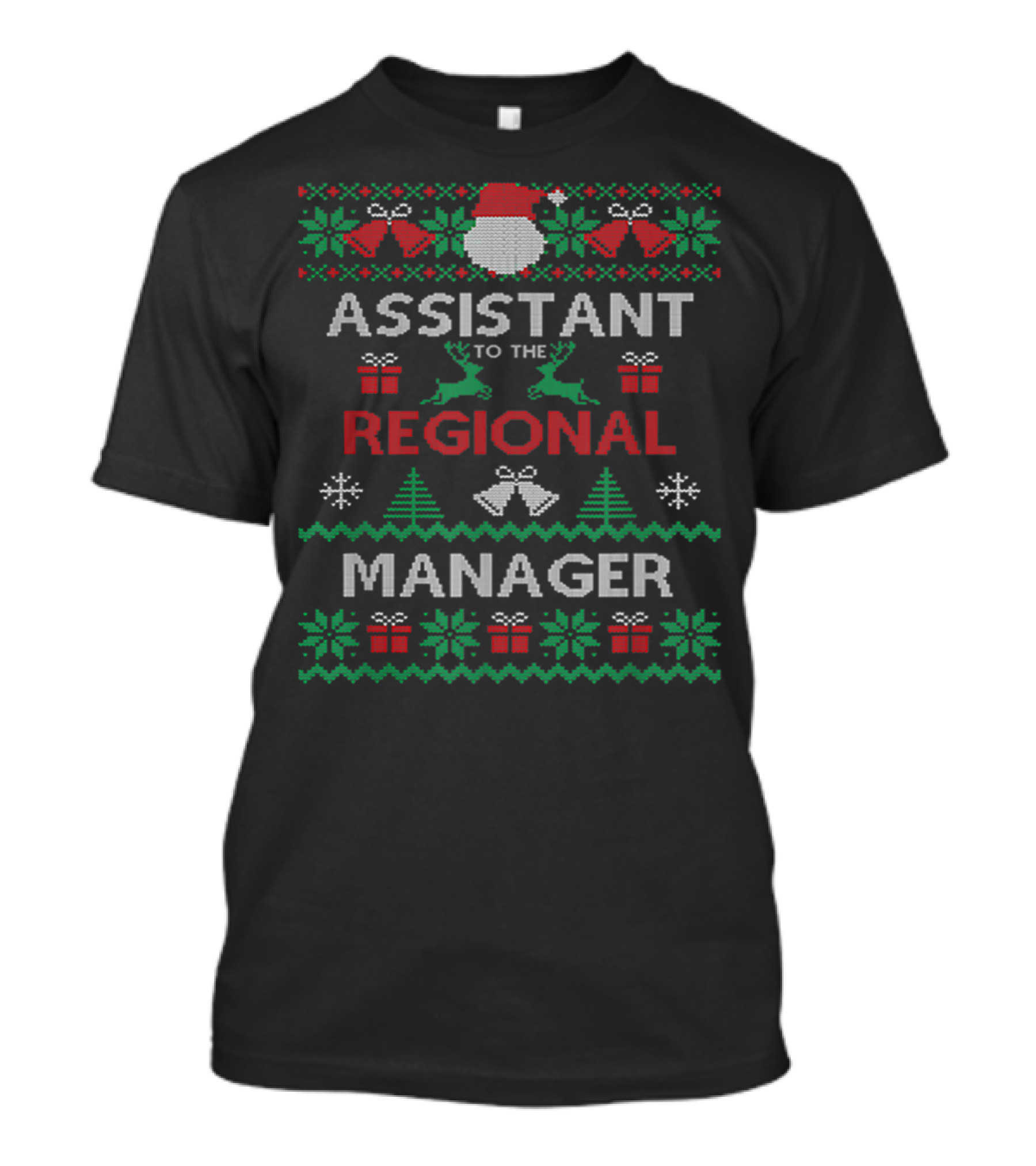 Assistant To The Regional Manager Christmas Ugly T-Shirt