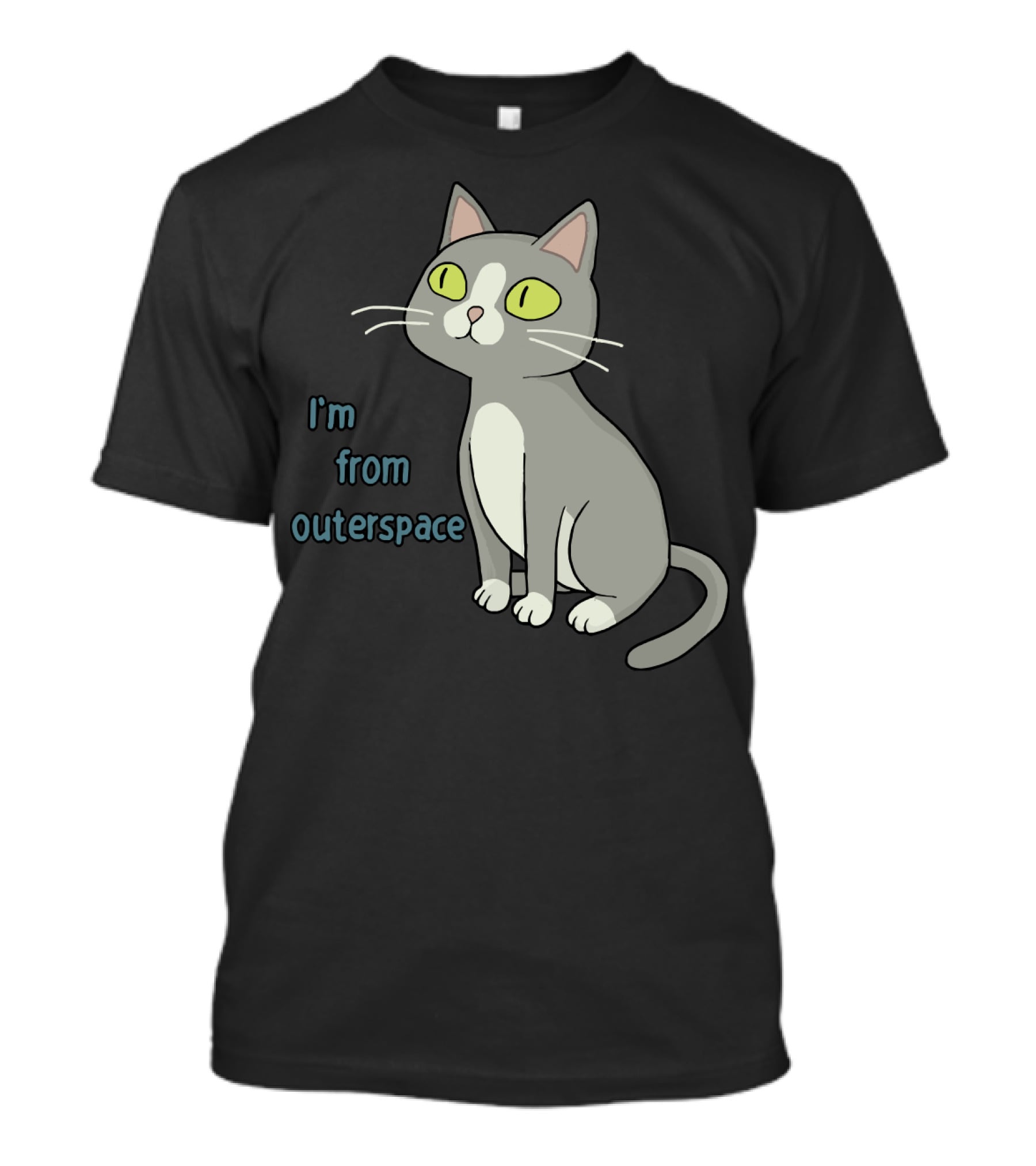 I'm From Outerspace Cat Rick And Morty T-Shirt