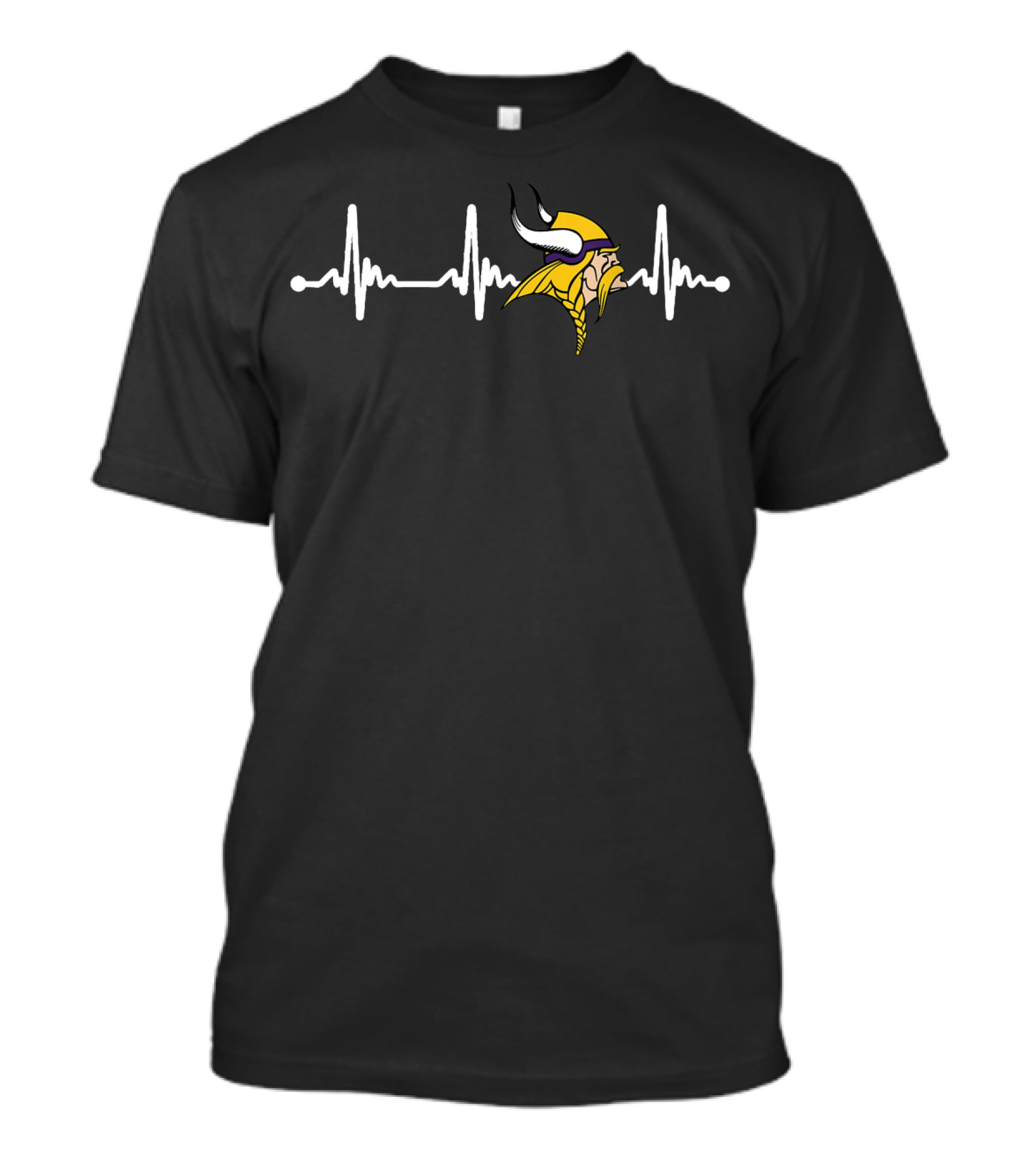 Christmas Minnesota Viking Football Heartbeat Fan T-Shirt